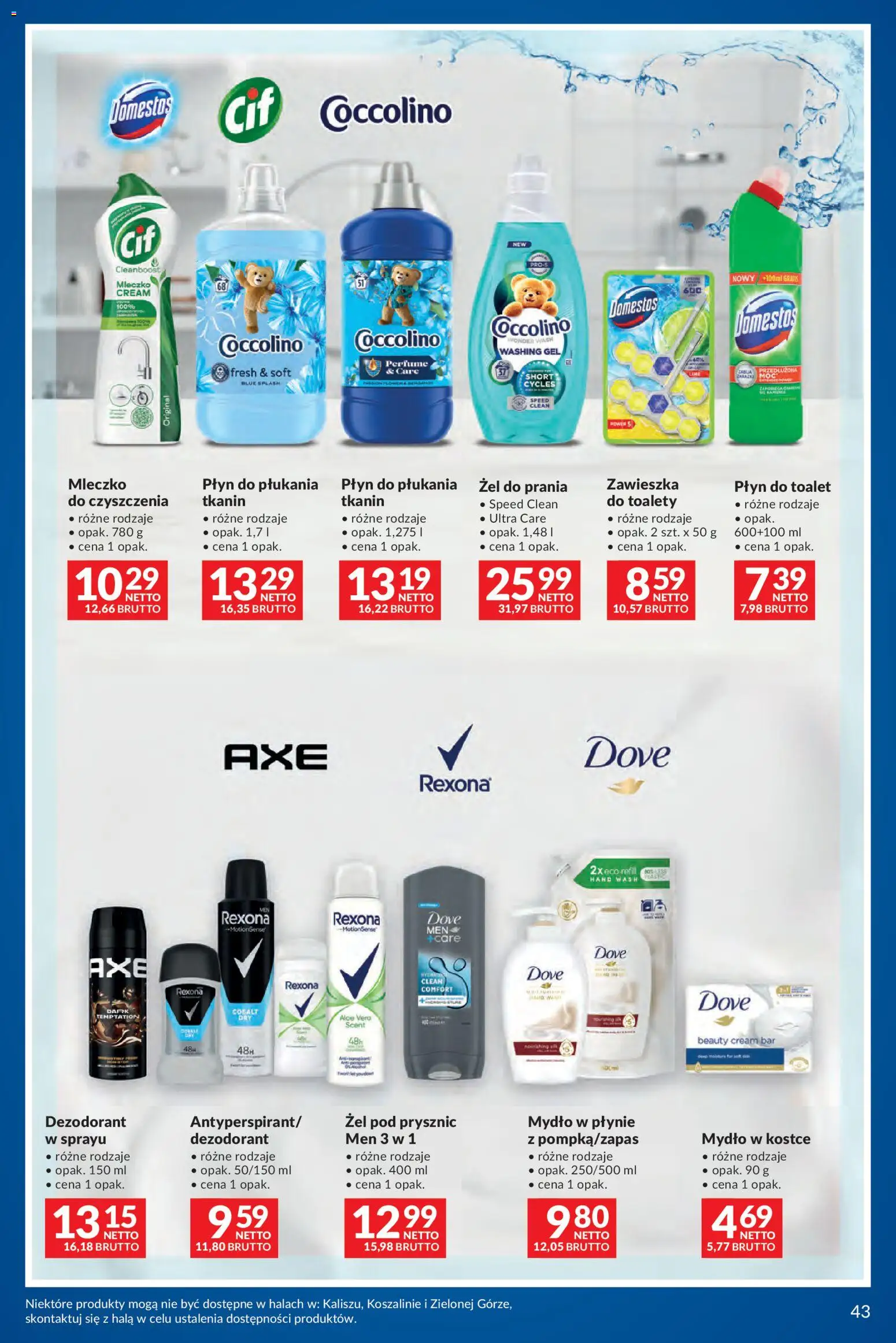 Makro Gazetka - Na wiosnę od 03.03.2026 | Strona: 43 | Produkty: Mydło w płynie, Domestos, Mydło, Dezodorant
