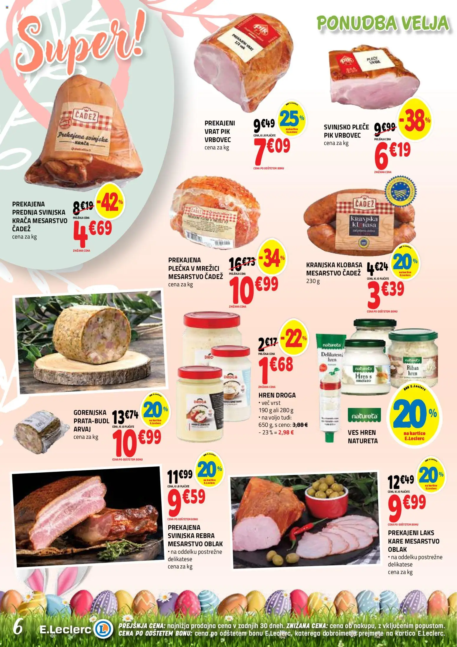Novi E.leclerc katalog ponudbe – veljaven od 18.03.2026 | Stran: 6