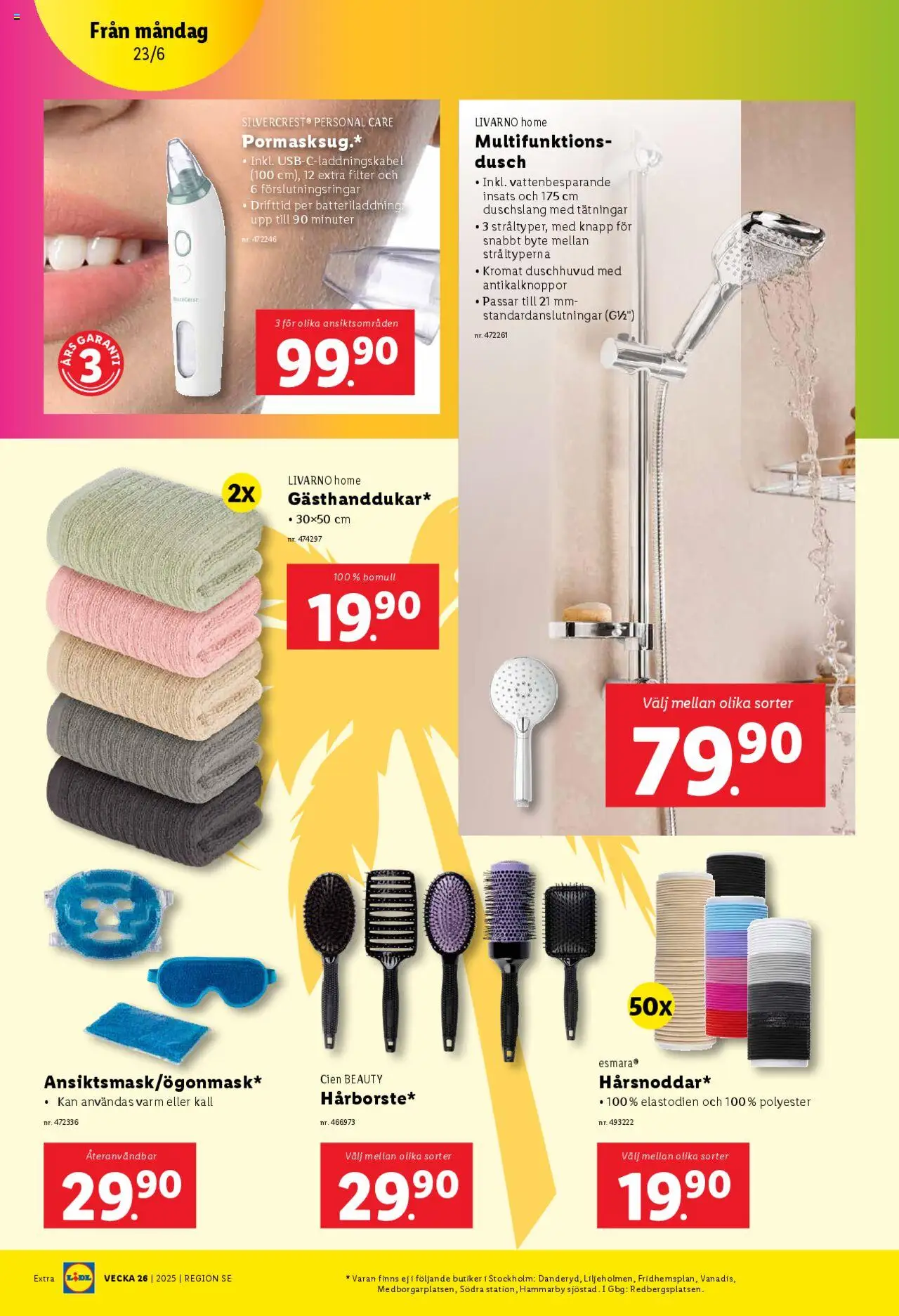 Lidl reklamblad aktuell från 23.06.2025 | Sida: 18 | Produkter: Dusch, Filter