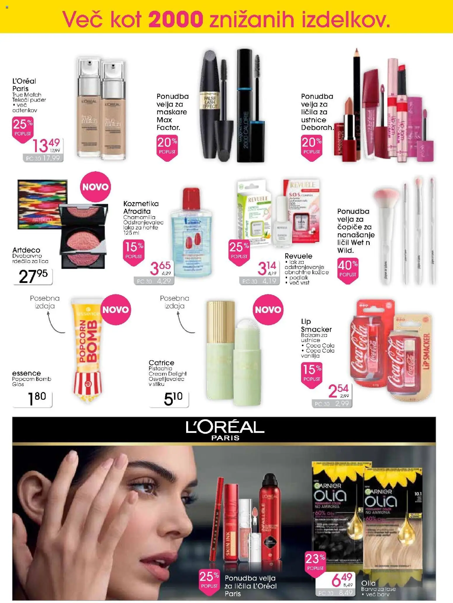 Novi Tuš drogerija katalog ponudbe – veljaven od 11.03.2026 | Stran: 4 | Izdelki: Balzam za ustnice, Kozice, Barva za lase, Barva