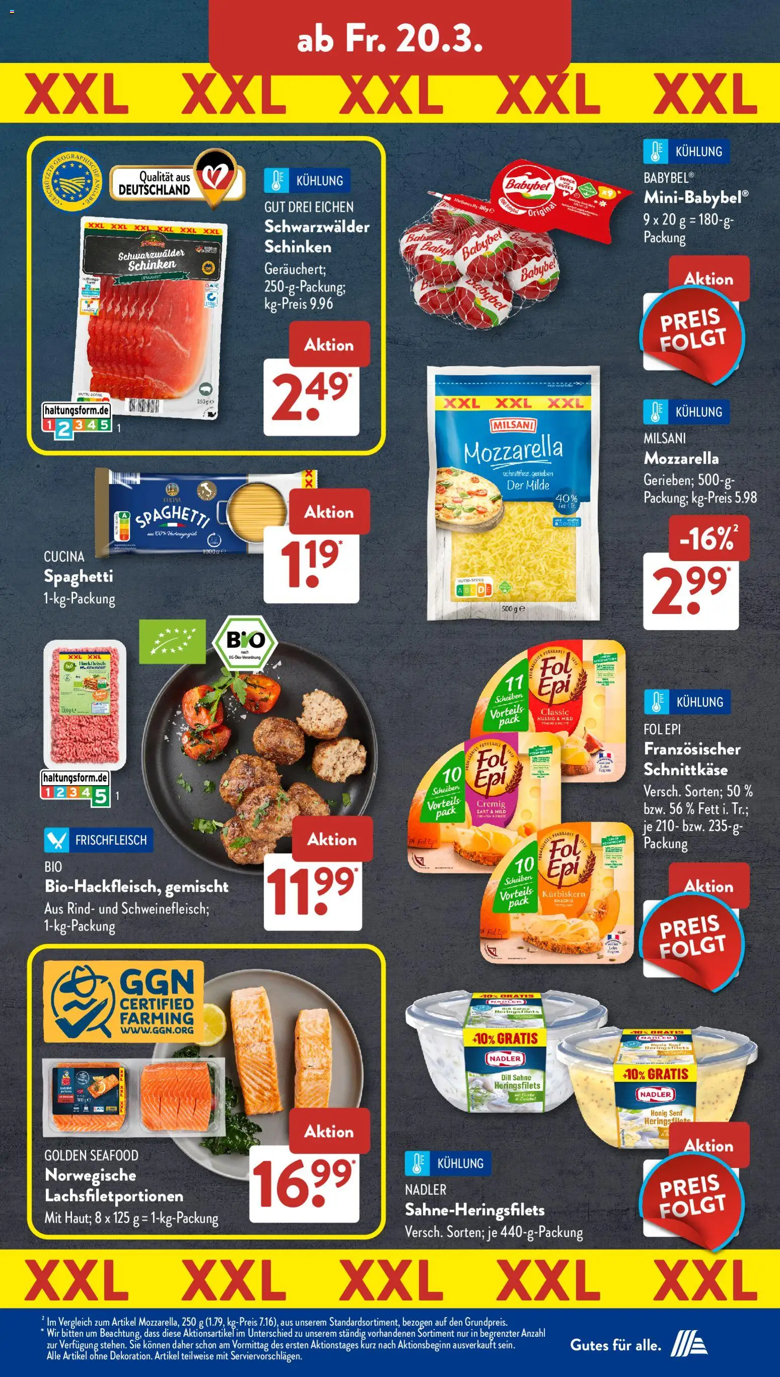 Aldi Süd Prospekt 	 – gültig ab 16.03.2026 | Seite: 15 | Produkte: Dill, Babybel, Sahne, Hackfleisch