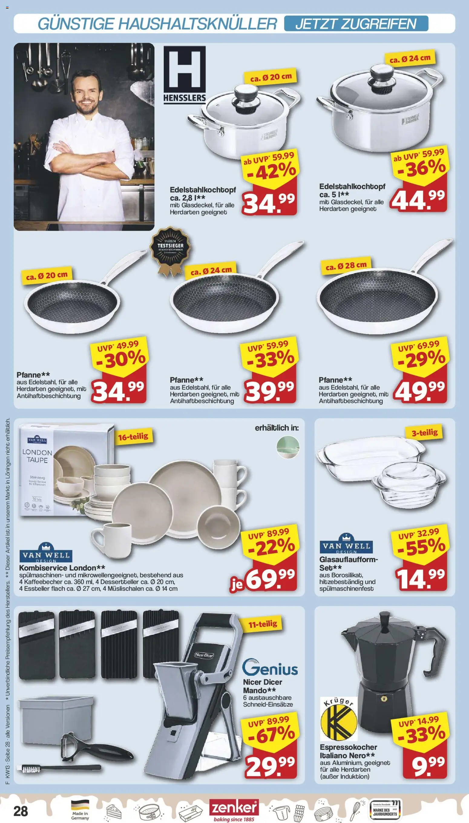 Famila Nordwest Prospekt 	 – gültig ab 23.03.2026 | Seite: 28 | Produkte: Espressokocher