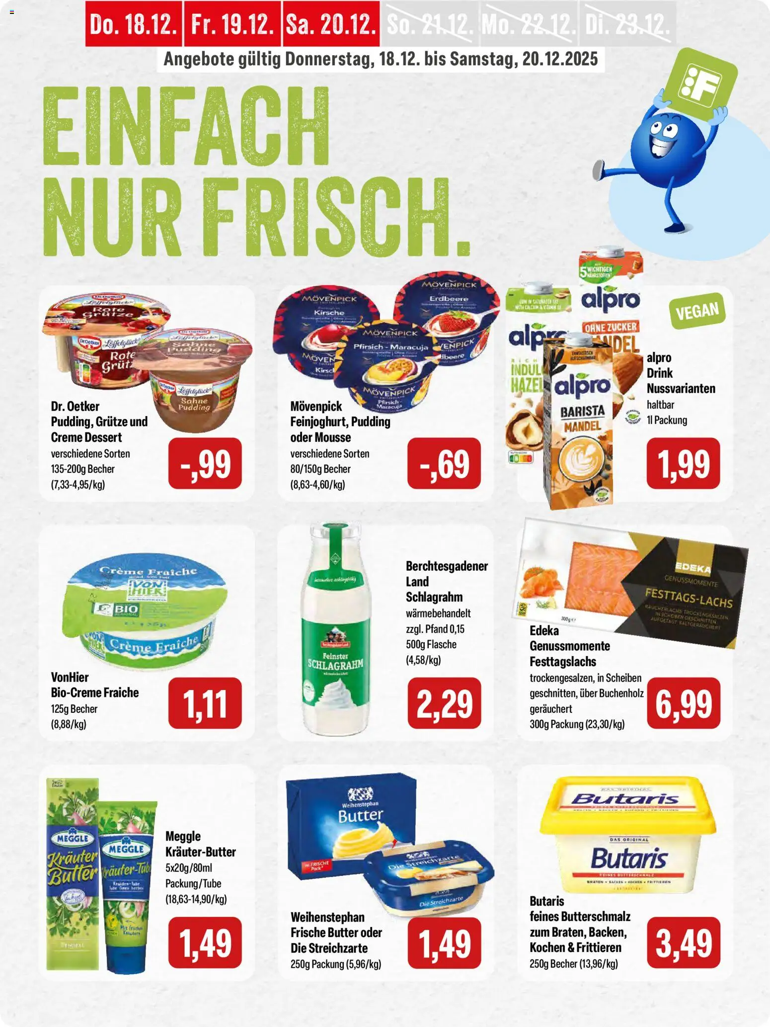 Feneberg Angebote – gültig ab 18.12.2025 | Seite: 6 | Produkte: Butter, Pudding, Creme, Sahne