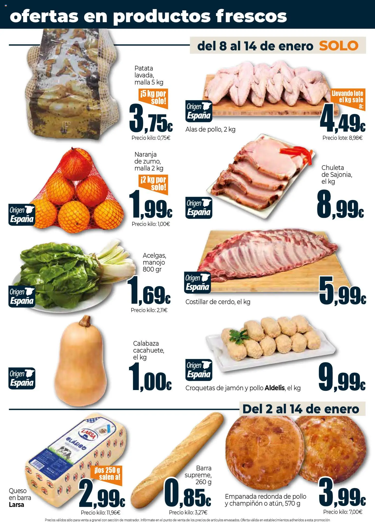 Unide - Market Península │ válido desde el 02.01.2026 | Página: 3 | Productos: Πράσινο τσάι, Queso, Jamón, Croquetas