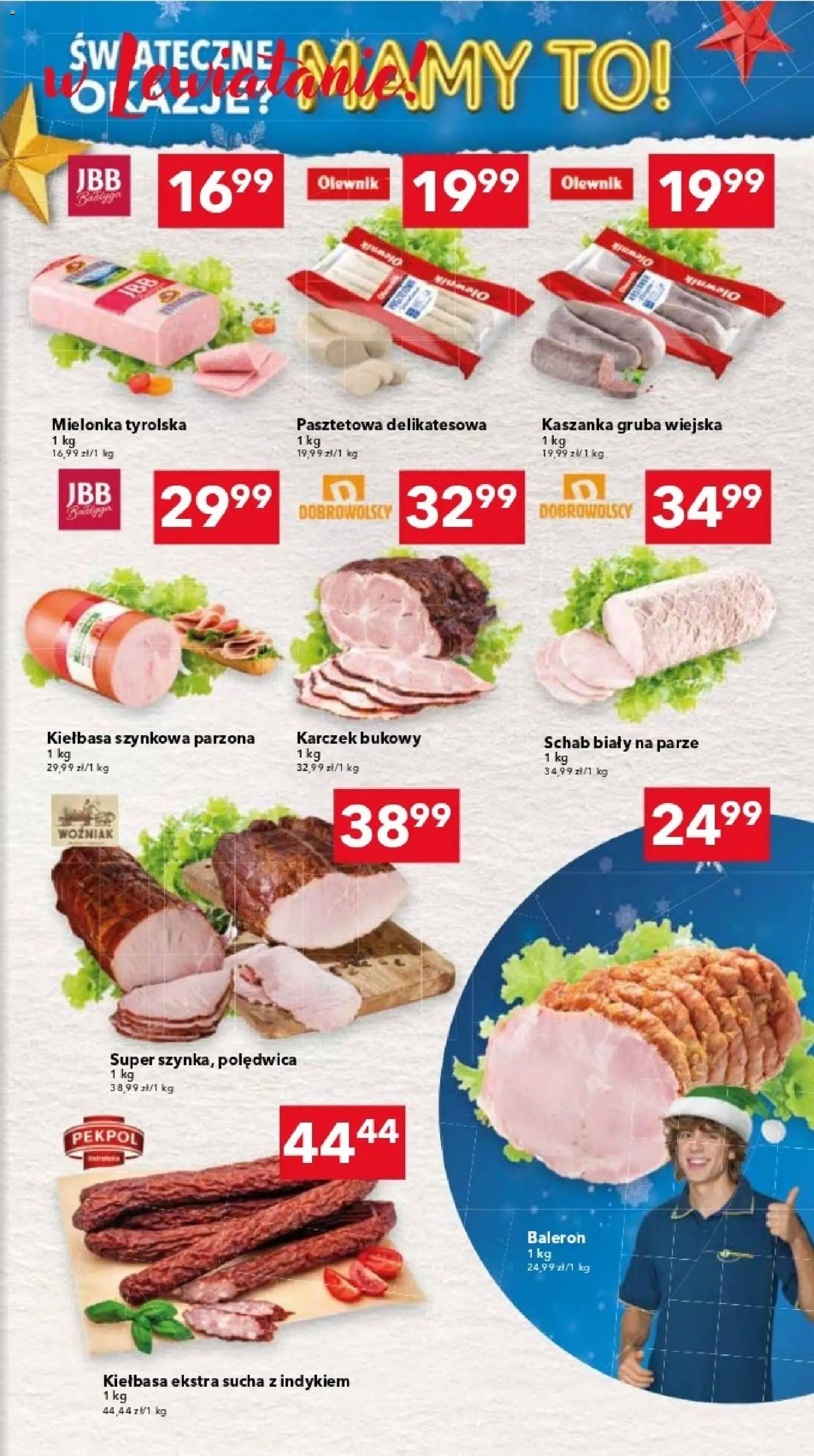 Lewiatan gazetka - Warszawa od 04.12.2025 | Strona: 5 | Produkty: Kiełbasa, Schab, Mielonka tyrolska, Kaszanka