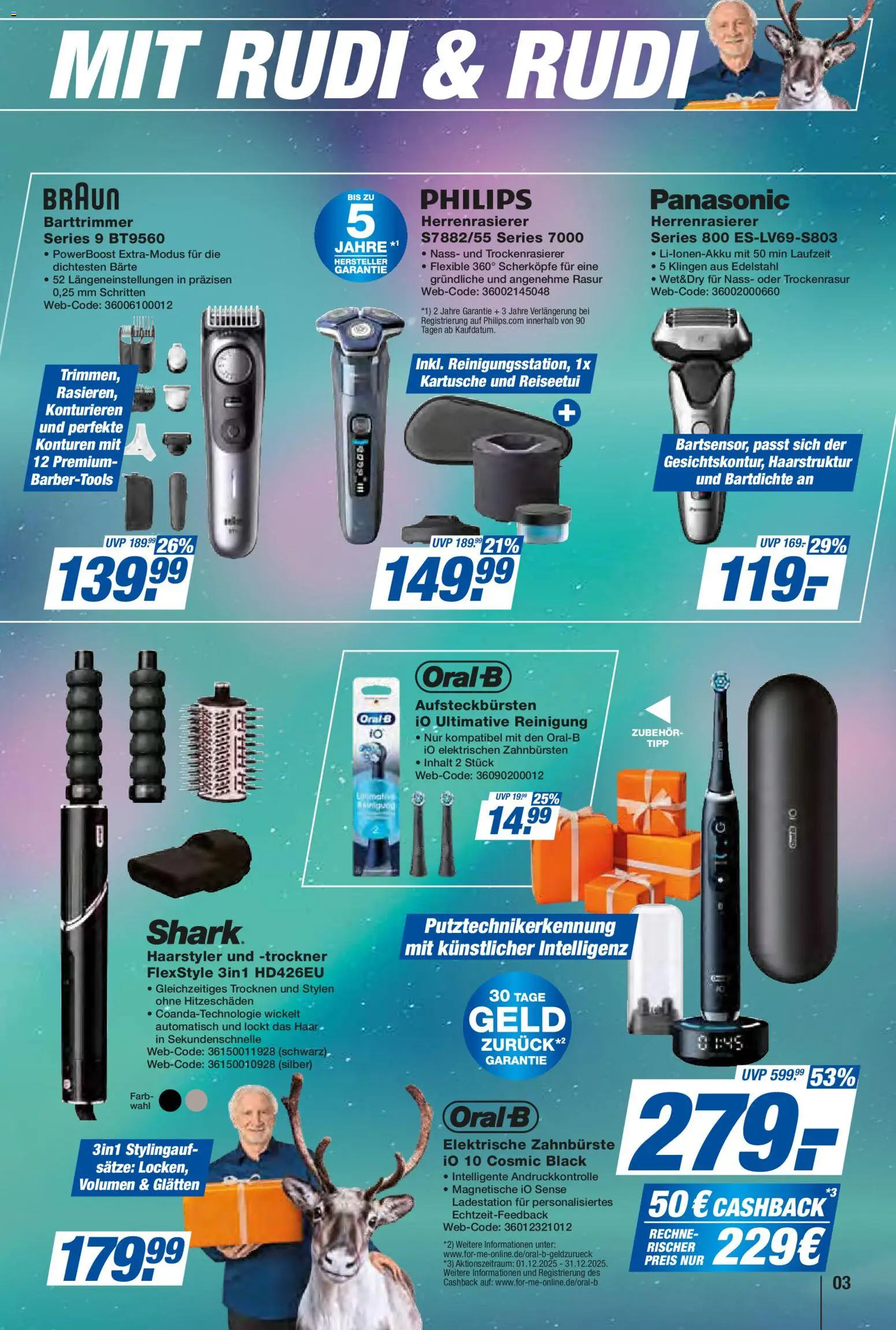 Expert  Aktuelle Beilage – gültig ab 05.12.2025 | Seite: 3 | Produkte: Philips, Trockner, Elektrische zahnbürste, Zahnbürste
