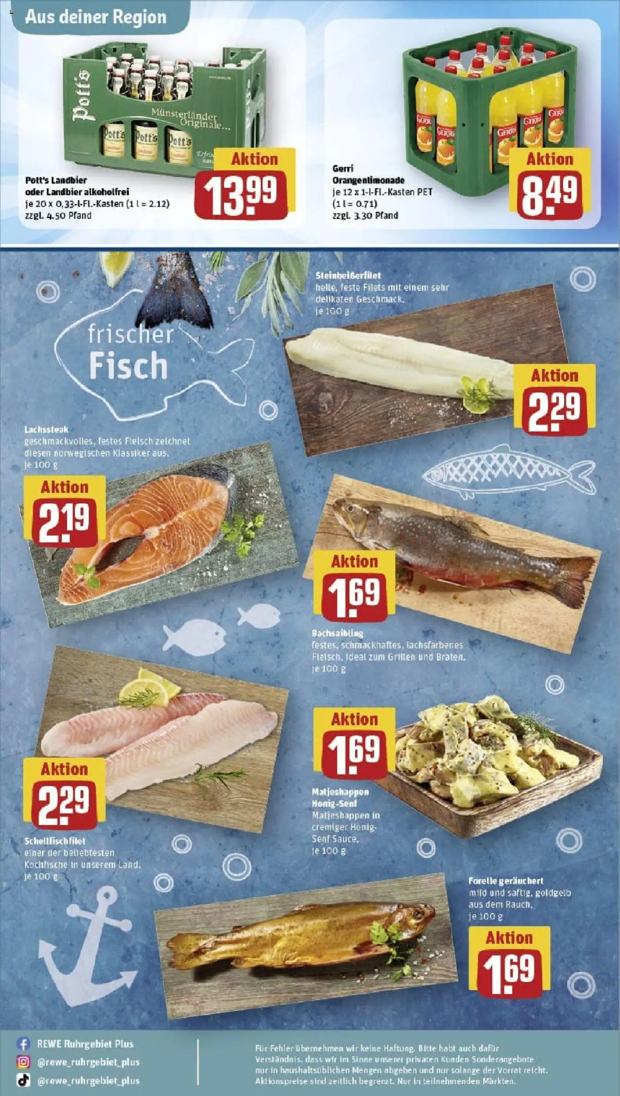 Rewe prospekt Gelsenkirchen	 - gültig ab dem 06.07.2025 | Seite: 31 | Produkte: Fisch, Steak, Fleisch