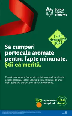 Ofertele Lidl valabile de la 08.12.2025 | Pagină: 61 | Produse: Bancă, Portocale
