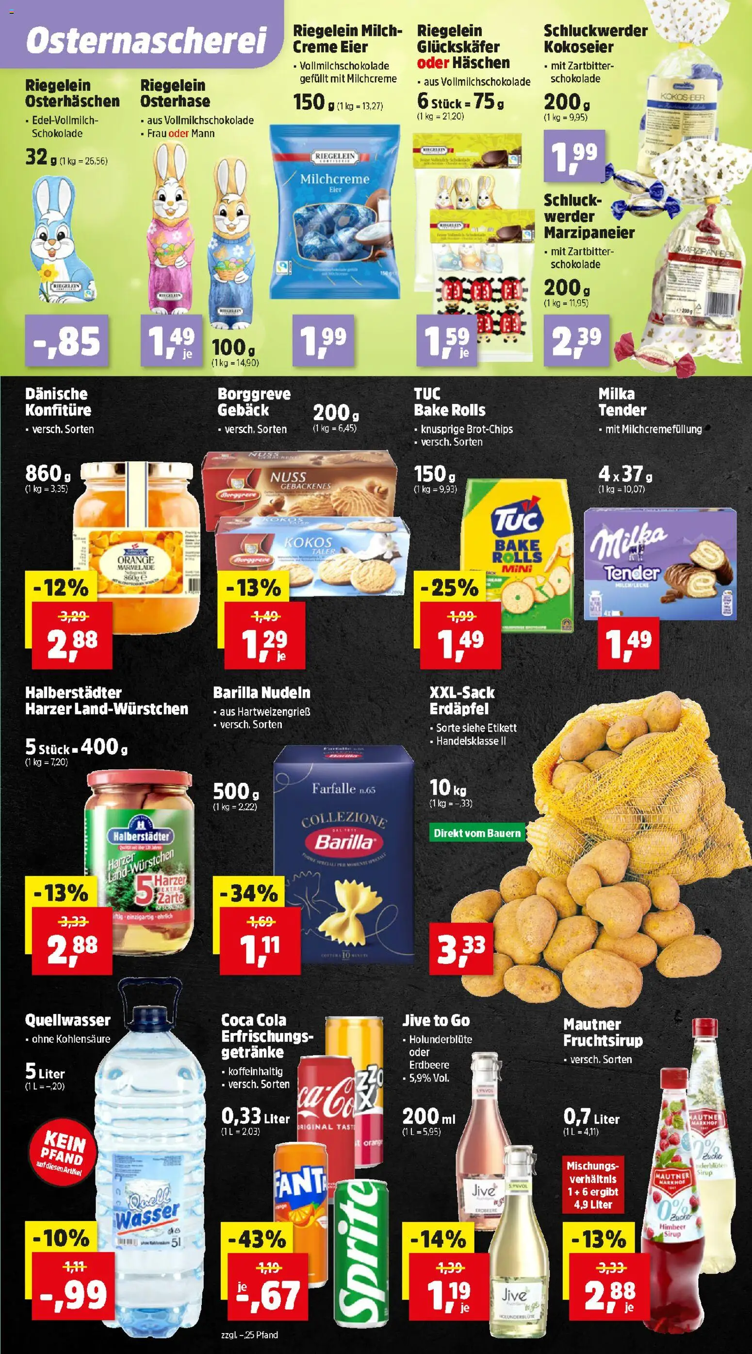 Thomas Philipps Flugblatt gültig ab 09.03.2026 | Seite: 18 | Produkte: Wasser, Creme, Eier, Nudeln