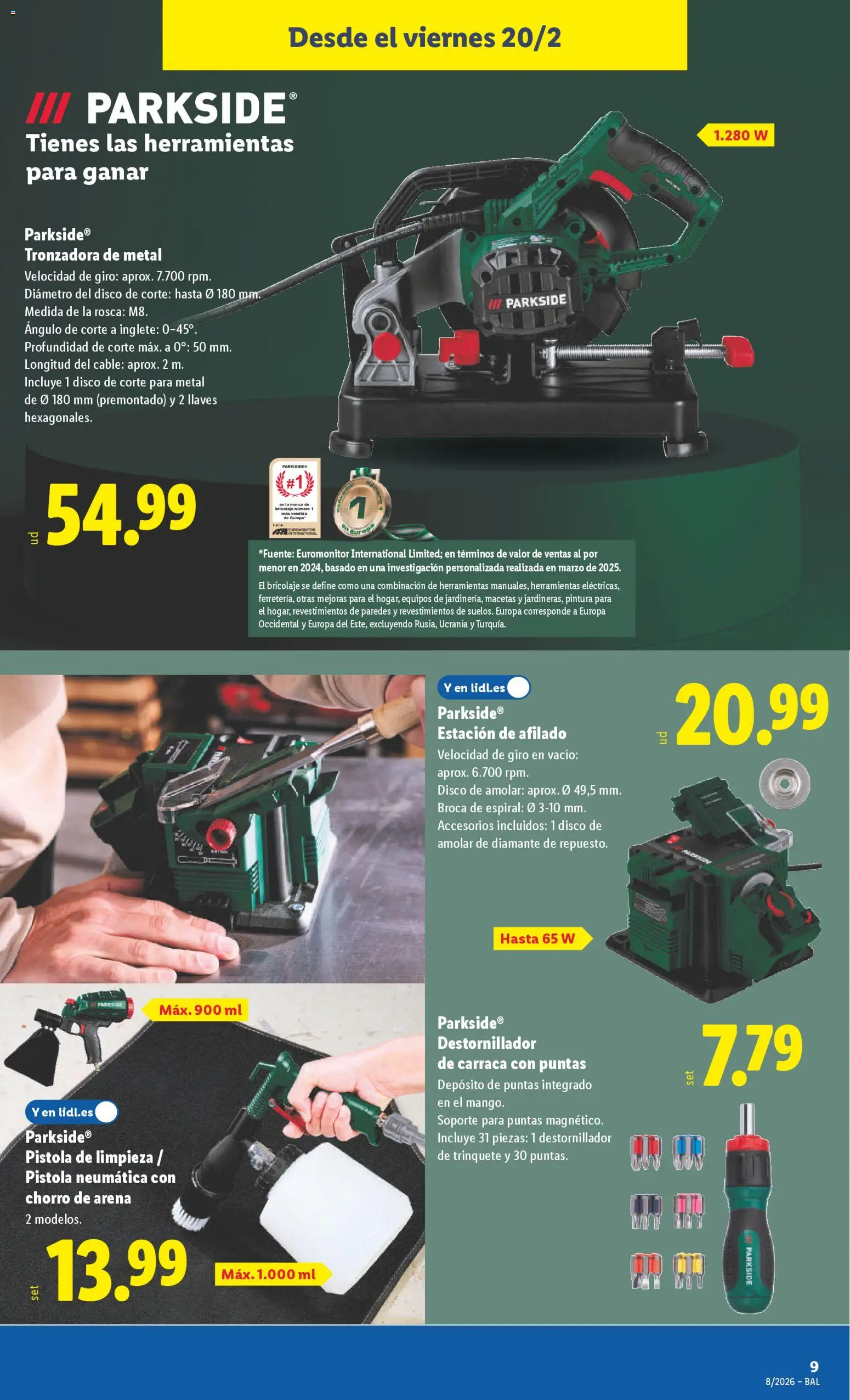 Lidl folleto de bazar │ válido desde el 16.02.2026 | Página: 21