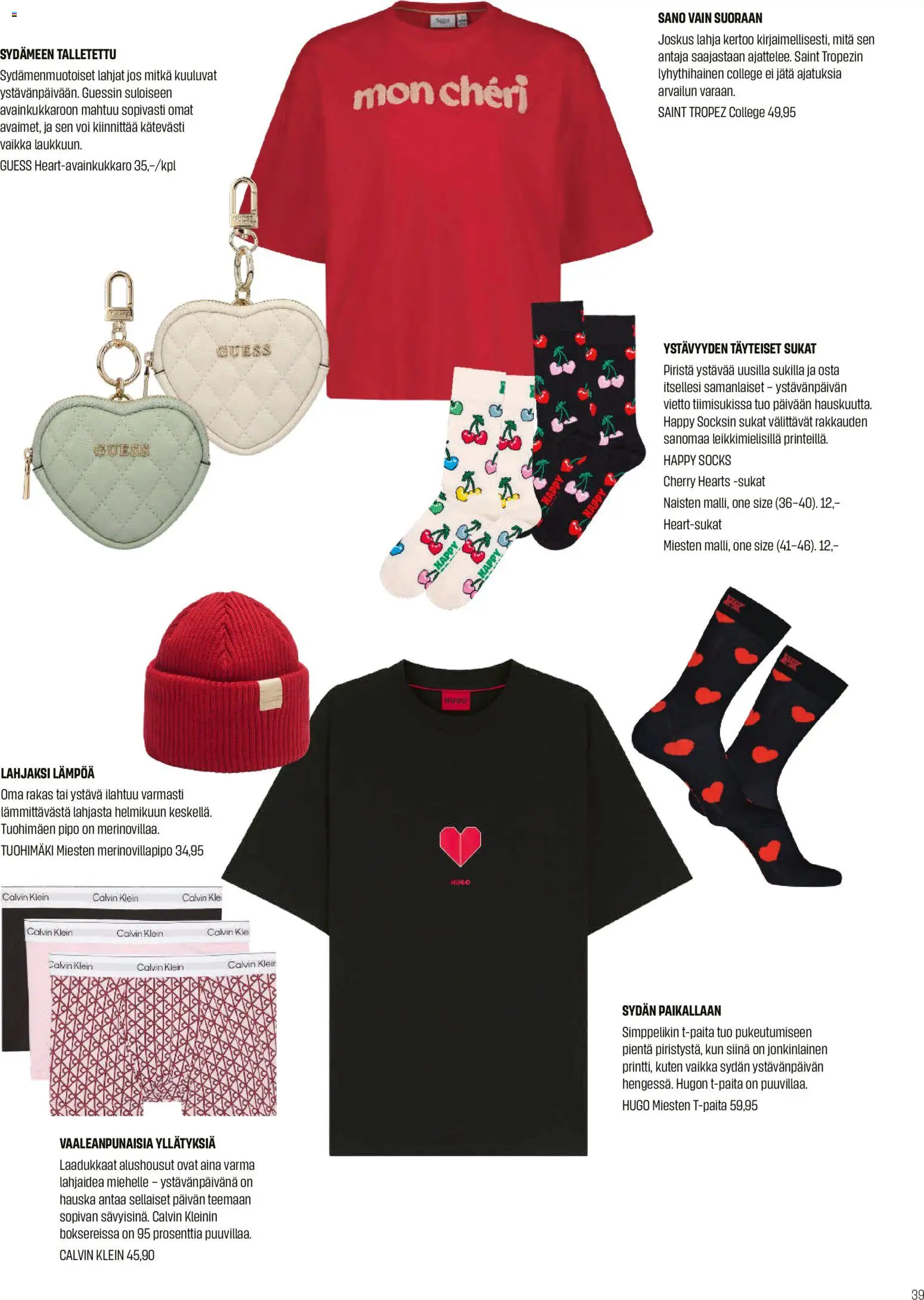 Sokos tarjoukset – voimassa 26.01.2026 alkaen | Sivu: 39 | Tuotteet: T-paita, Sukat, Alushousut, Pipo