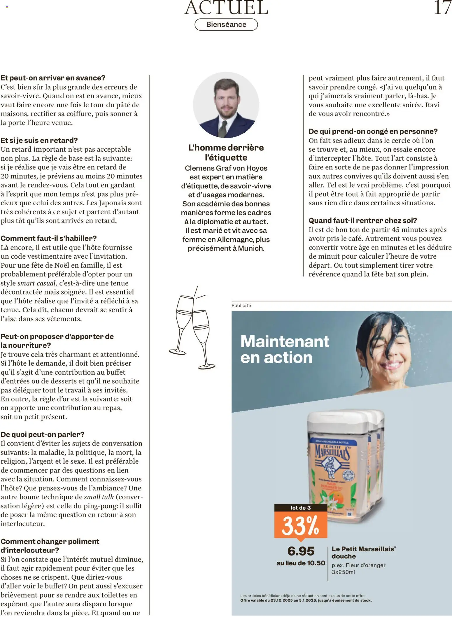 Migros Magazin FR – gültig ab 22.12.2025 | Seite: 17 | Produkte: Shower Gel
