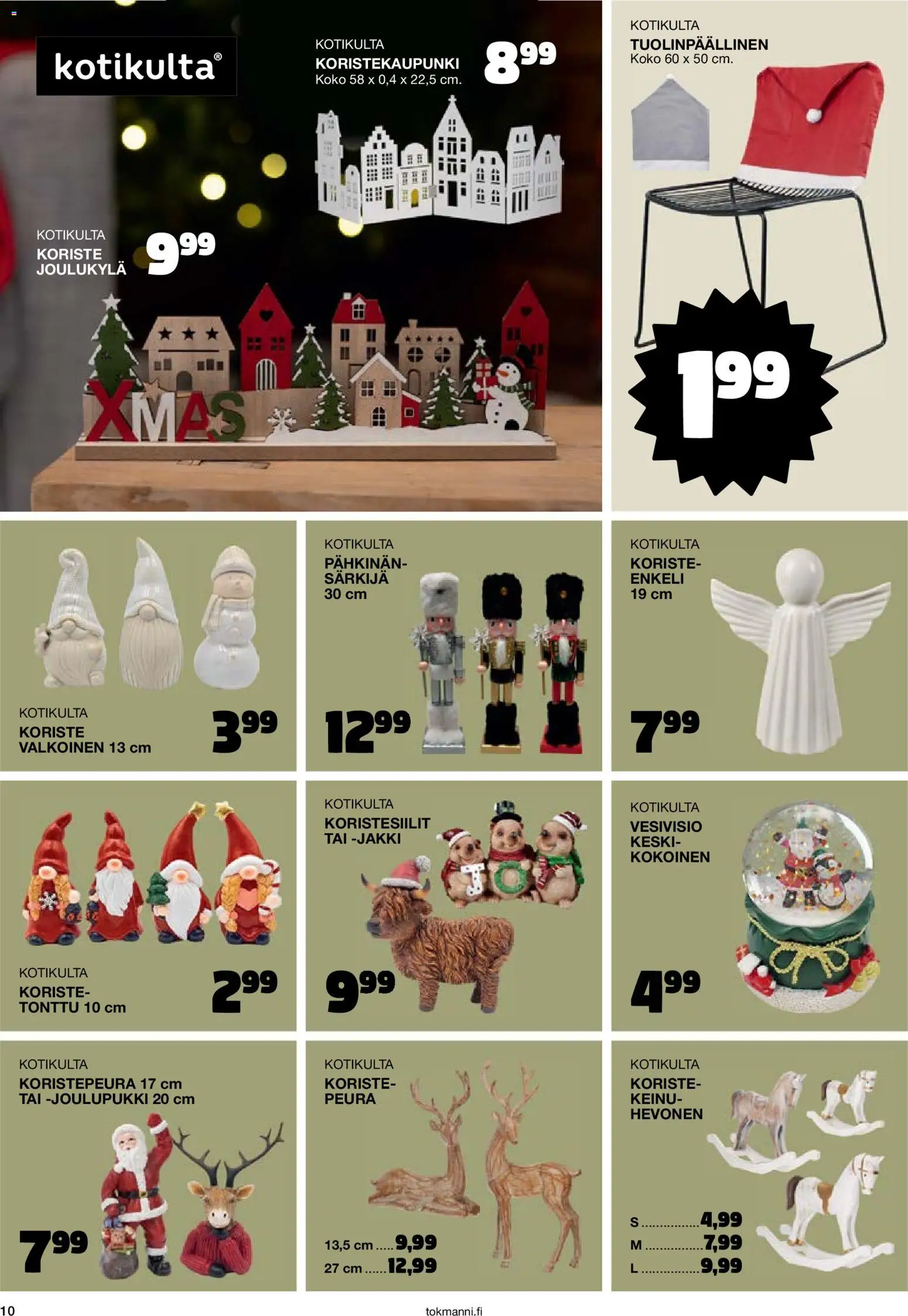 Tokmanni - Joulukuvasto 2025 – voimassa 30.10.2025 alkaen | Sivu: 10