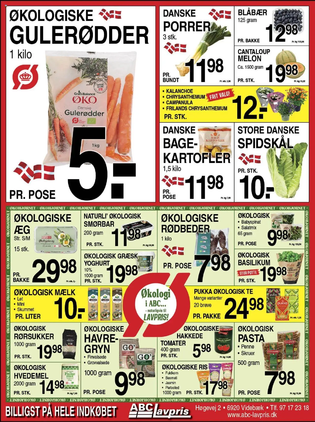 Abc Lavpris tilbudsavis – gyldig fra 08.10.2025 | Side: 2 | Produkter: Ris, Gulerødder, Porrer, Rørsukker