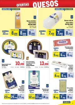 Vista previa Makro - Precios Sur II válido desde el 02.02.2026 | Página: 7 | Productos: Queso de oveja, Queso rallado, Bolsa, Bandeja