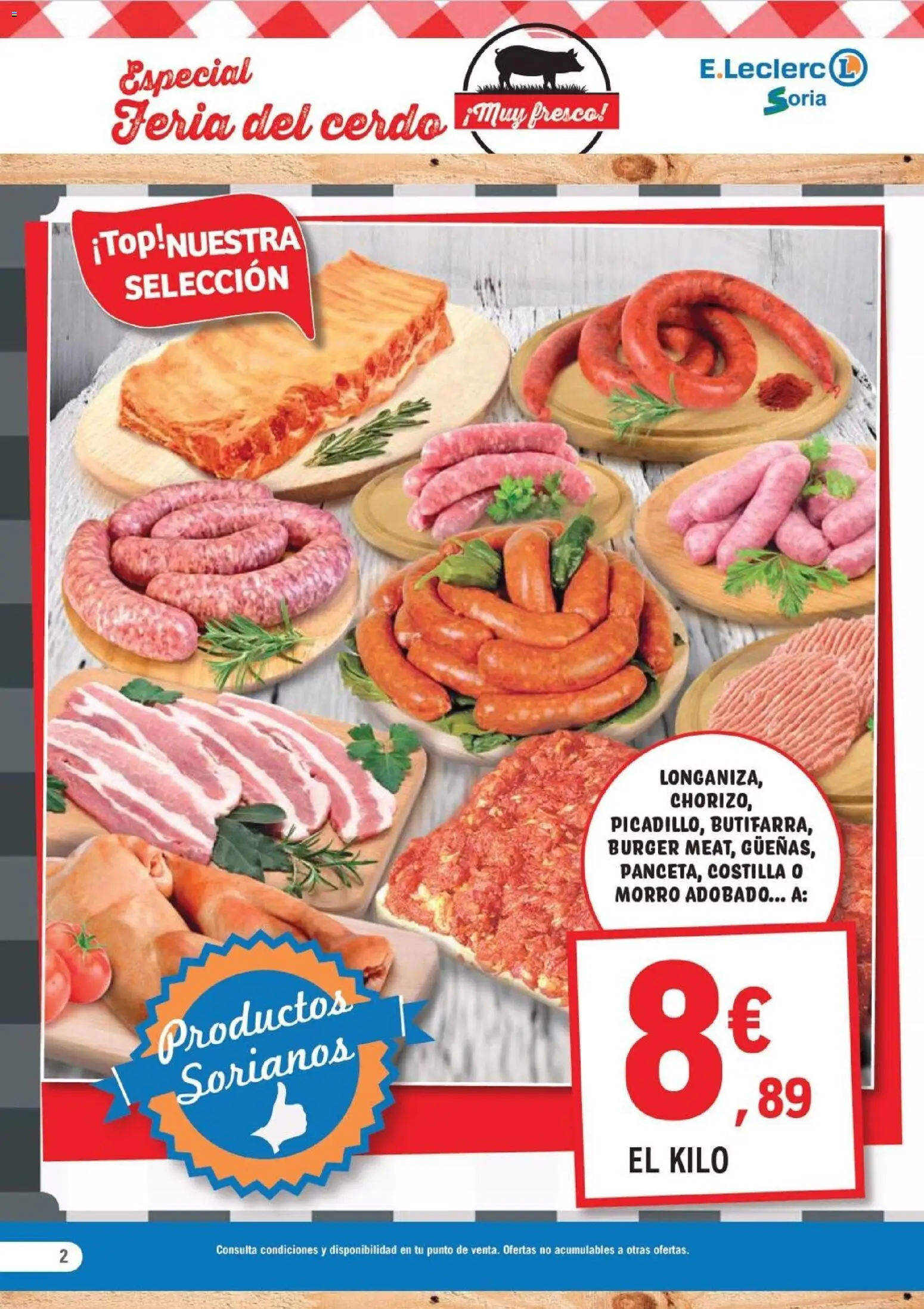 E.Leclerc folleto │ válido desde el 12.11.2025 | Página: 2 | Productos: Cerdo
