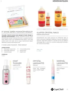 Crystal Nails 2026/27 Nagykatalógus - amely érvényes a következő dátumtól: 09.03.2026 | Oldal: 77