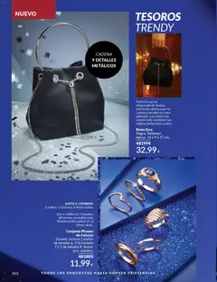 Vista previa Catálogo AVON campaña 12 válido desde el 01.12.2025 | Página: 162 | Productos: Anillos, Bolso