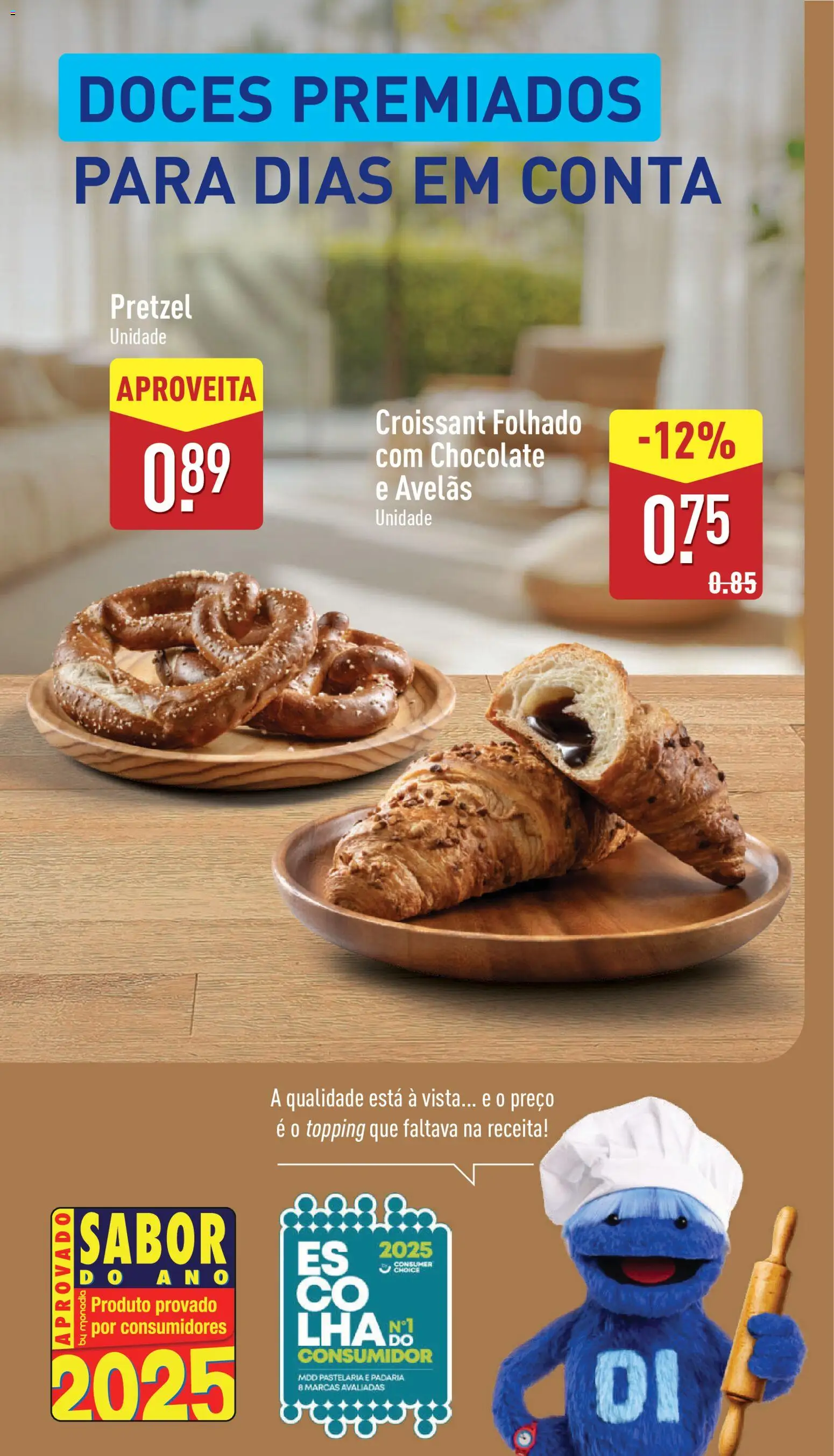 Aldi folheto │ válido de 03.11.2025 | Página: 25 | Produtos: Avelãs, Padaria, Chocolate, Doces