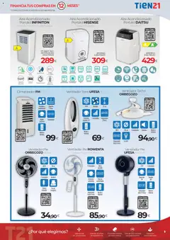 Tien 21 folleto │ válido desde el 01.07.2025 | Página: 9 | Productos: Aire acondicionado, Ventilador