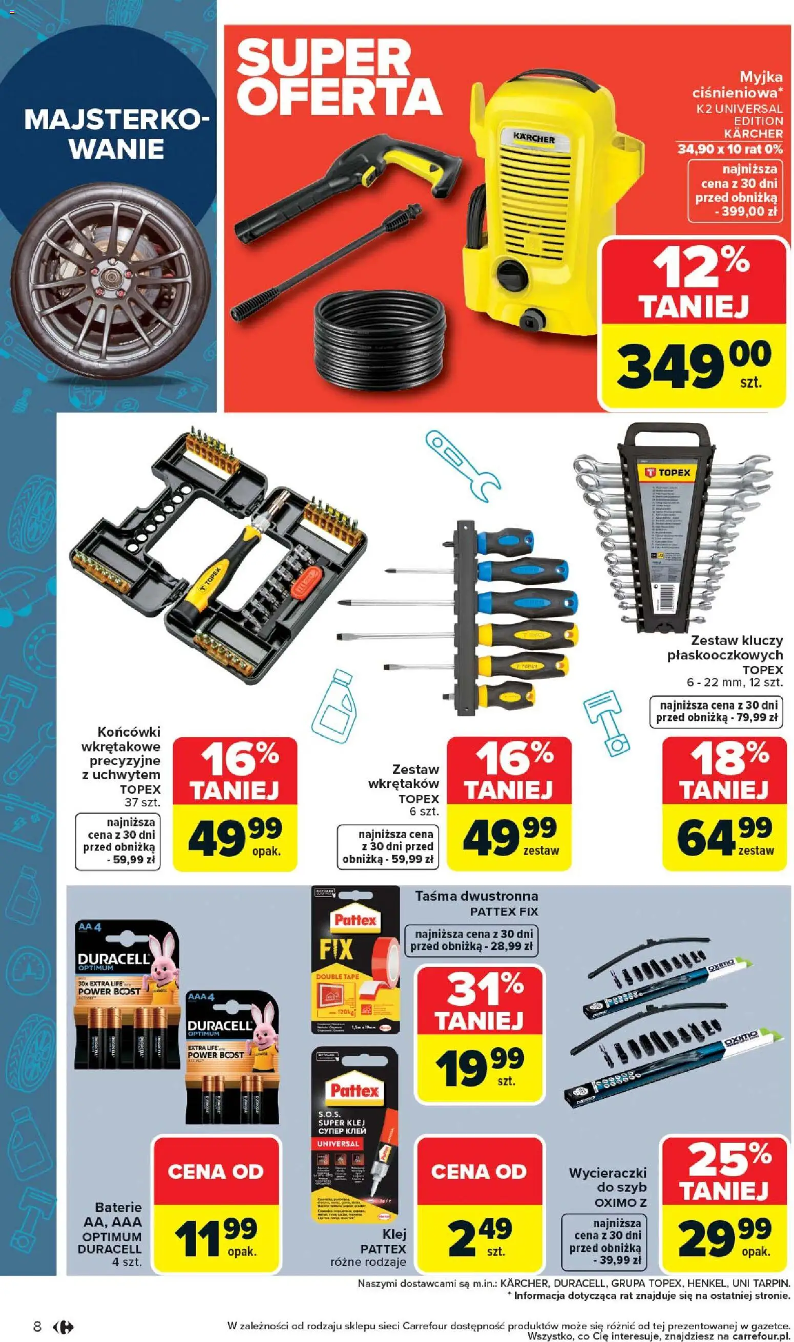 Carrefour gazetka - Łap super okazje od 13.04.2026 | Strona: 8 | Produkty: Baterie