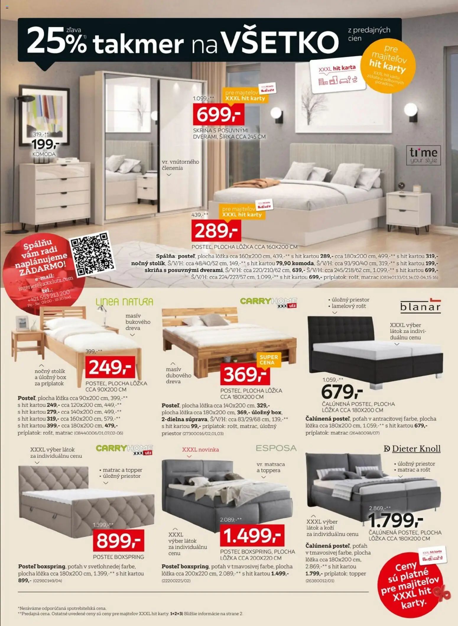 Nové XXXLutz akcie – leták je platný od 10.11.2025 | Strana: 4 | Produkty: Matrac, Posteľ, Skriňa, Nočný stolík