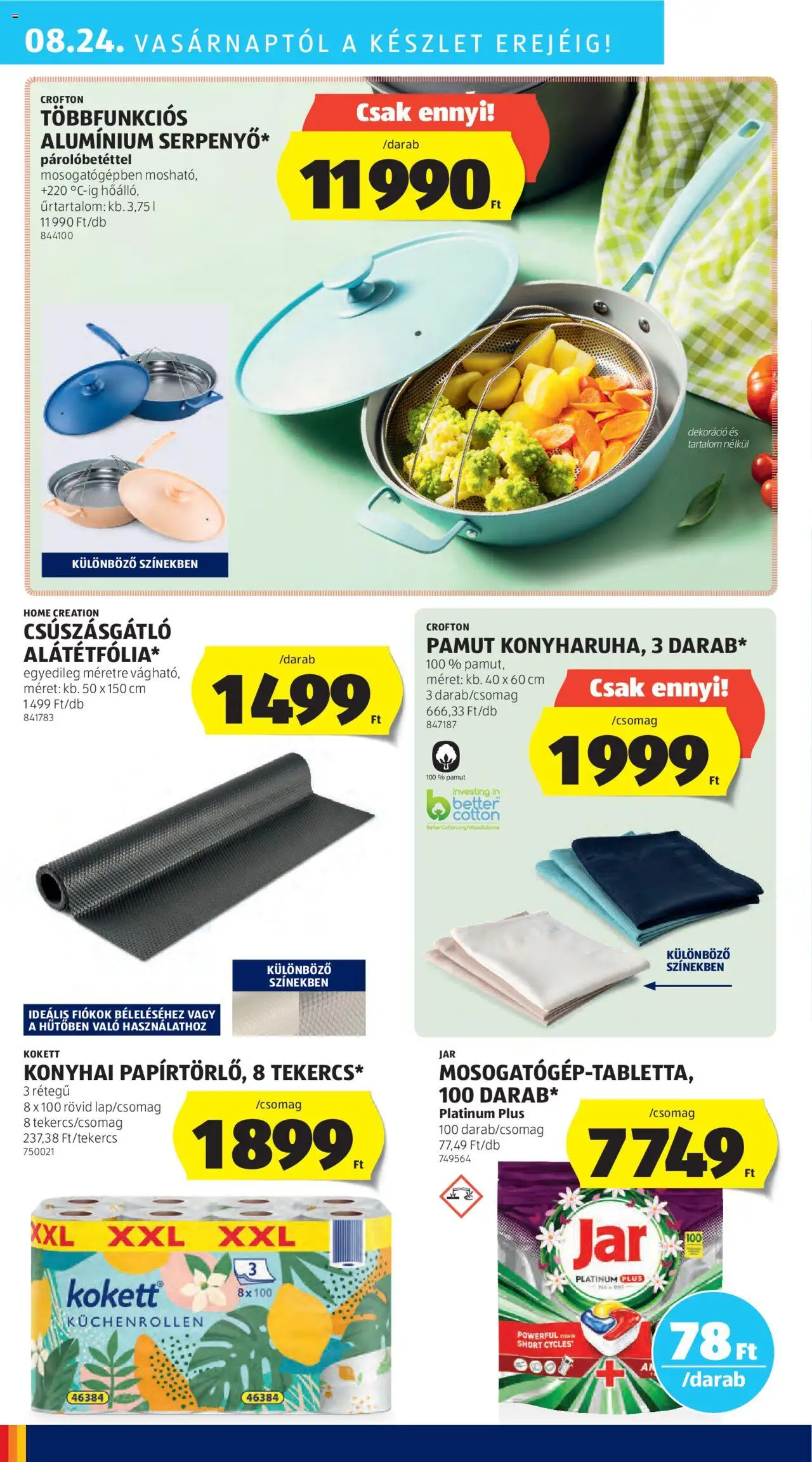 Aldi akciós ujság - amely érvényes a következő dátumtól: 21.08.2025 | Oldal: 38 | Termékek: Dekoráció