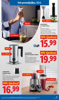 Lidl Katalog - Pregled kataloga iz trgovine Lidl, vrijedi od 13.04.2026 | Stranica: 27