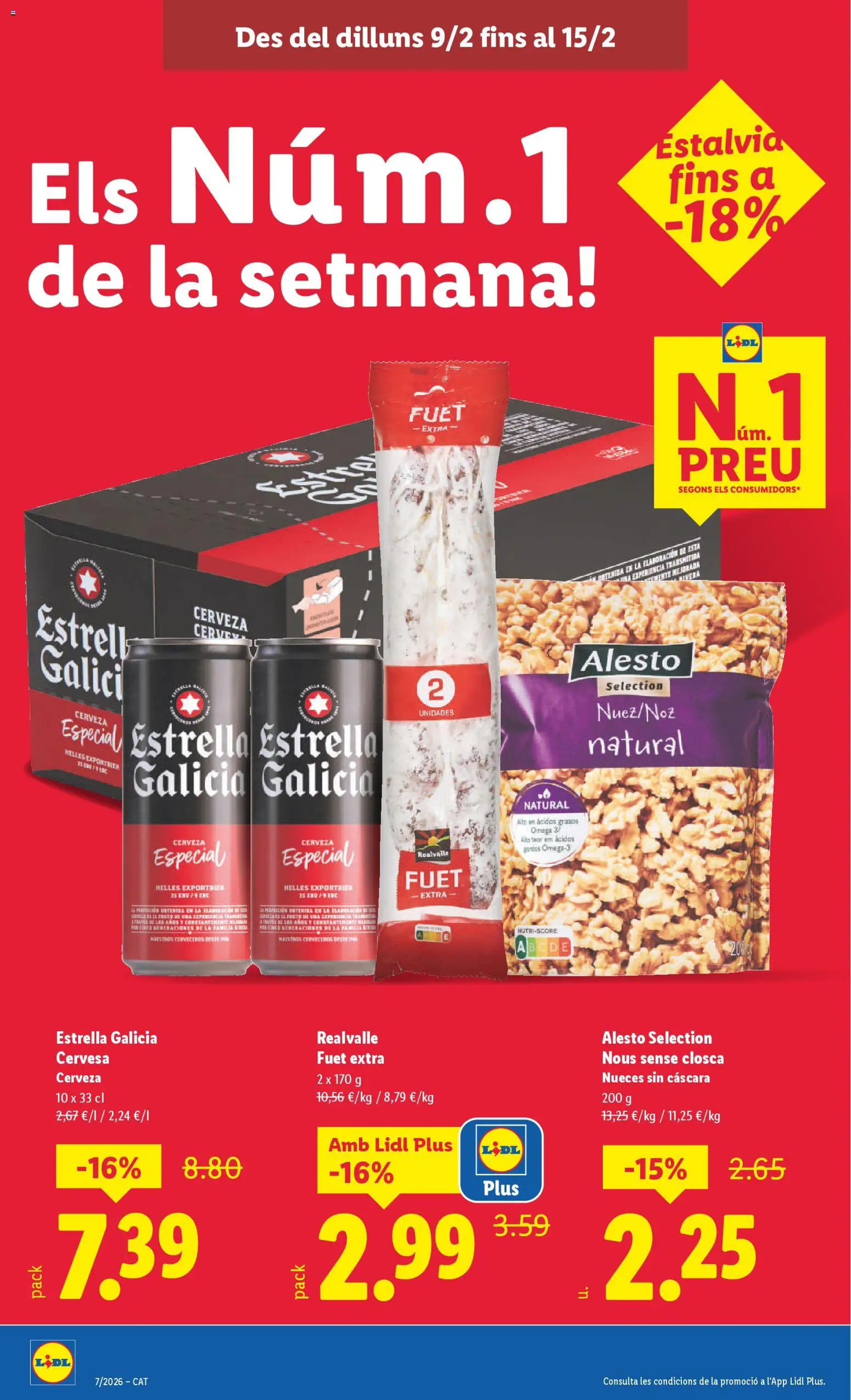 Lidl folleto │ válido desde el 09.02.2026 | Página: 18 | Productos: Cerveza