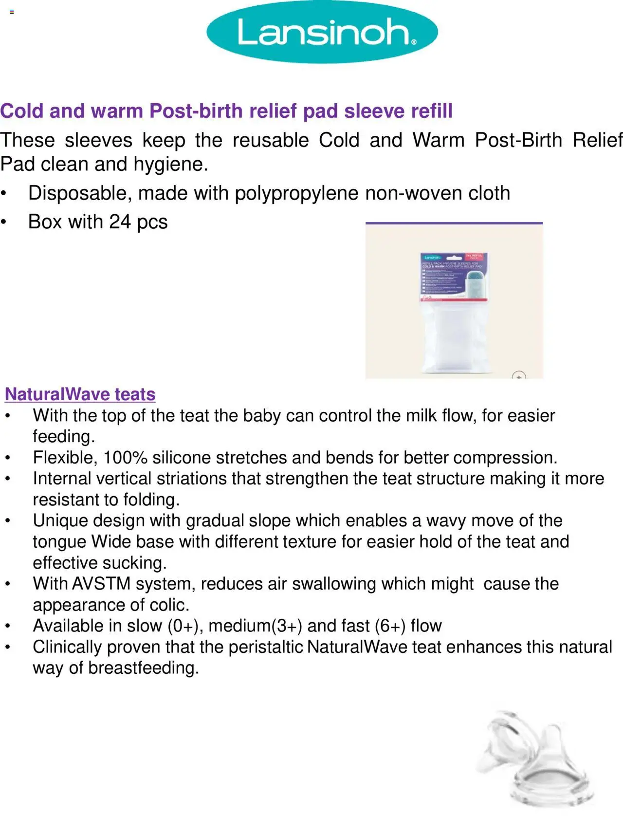 ZORPAS MIKY Baby Centre Κατάλογος Lansinoh – σε ισχύ από 27.06.2025 | Σελίδα: 14