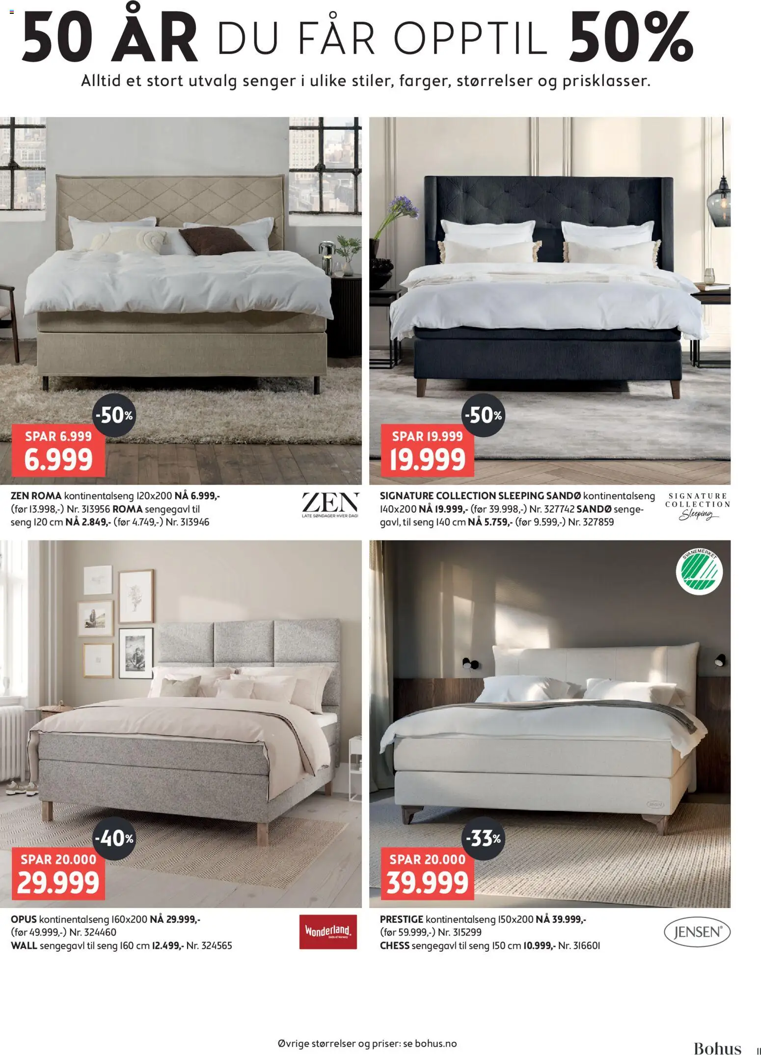 {H1} | Side: 11 | Produkter: Kontinentalseng, Seng, Sengegavl