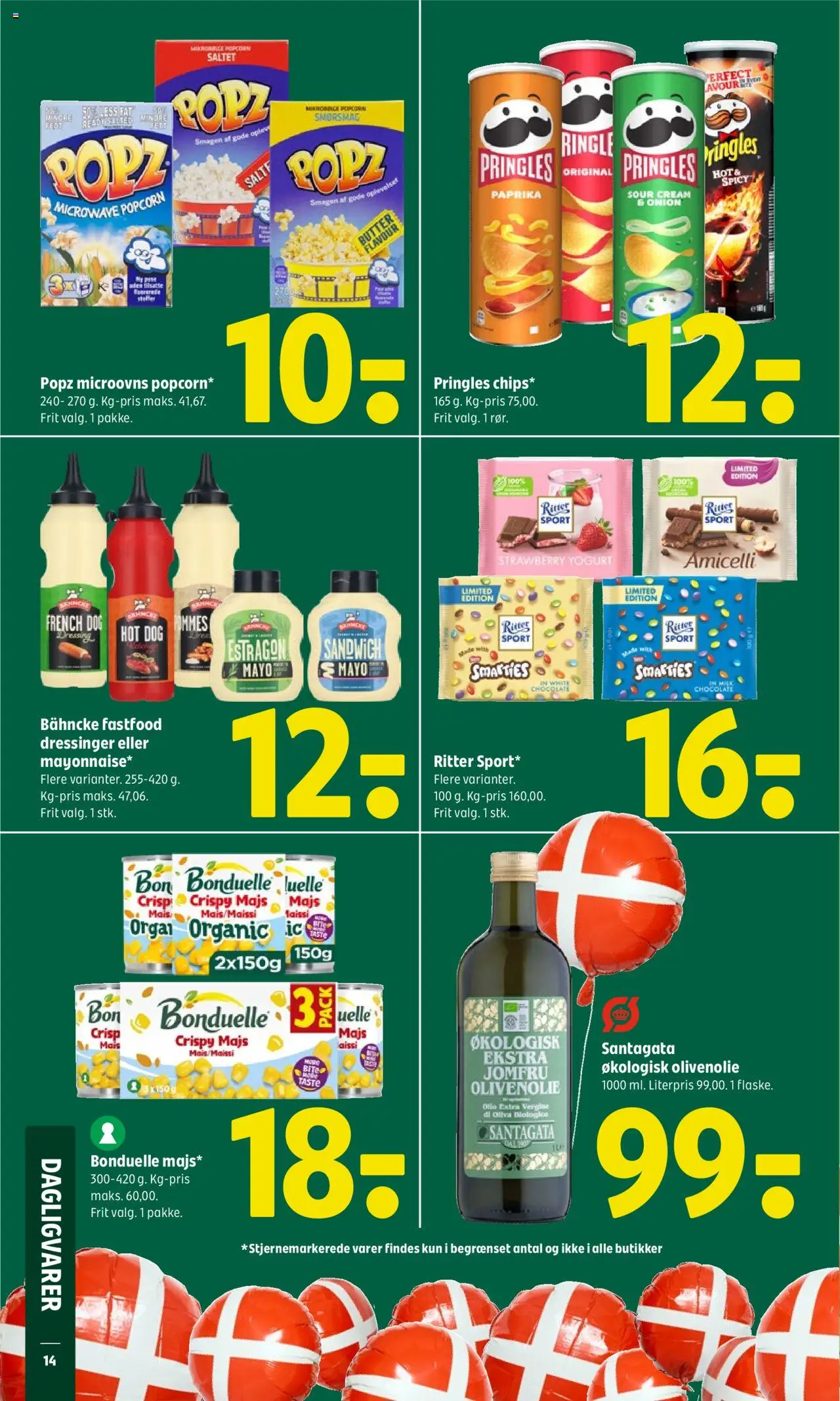 Coop 365 Tilbudsavis gyldig fra 28.08.2025 | Side: 16 | Produkter: Chips, Dressing, Olivenolie, Paprika