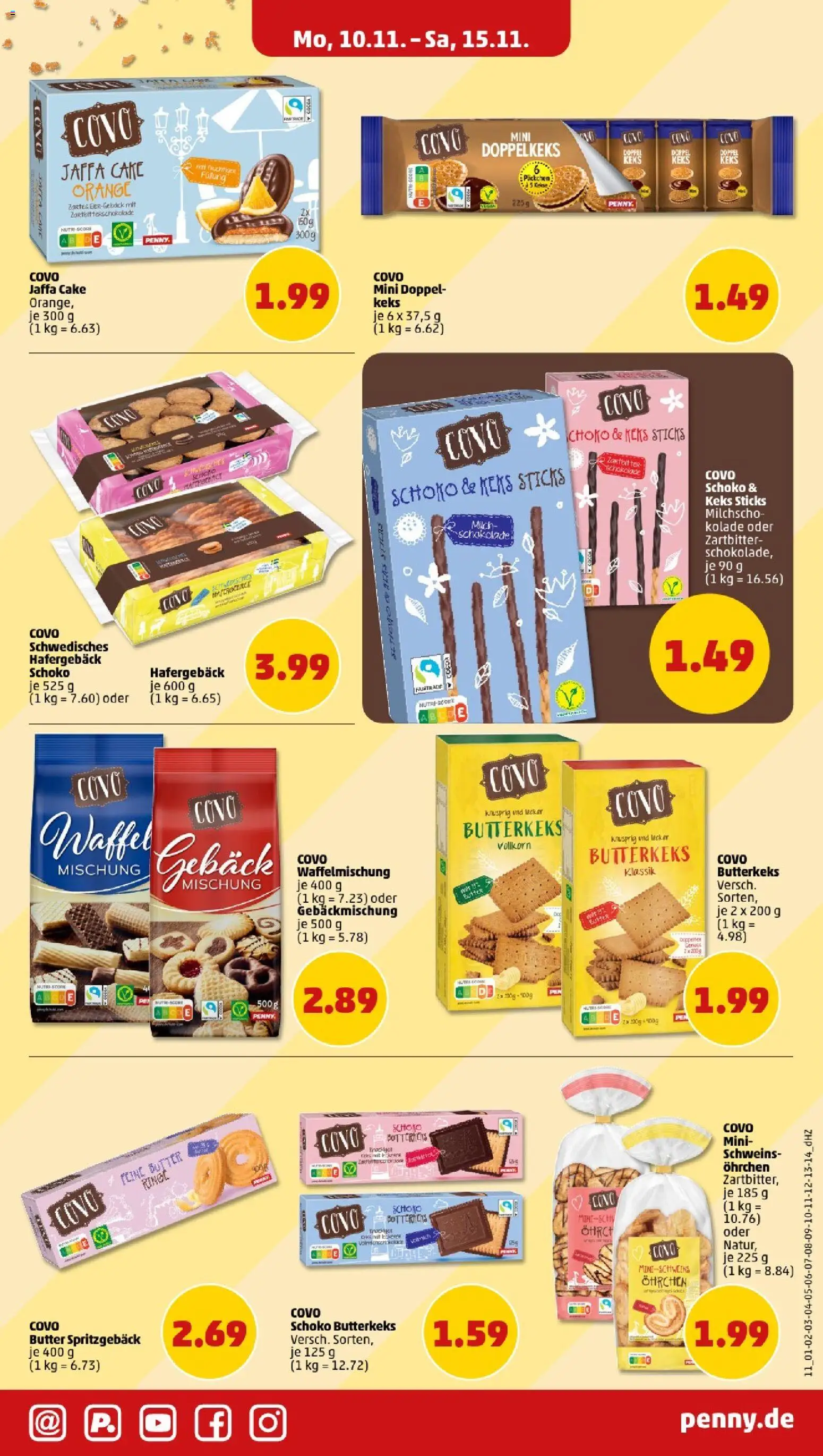 Penny - Baden-Württemberg – gültig ab 10.11.2025 | Seite: 11 | Produkte: Butter, Schokolade