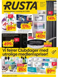 Forhåndsvisning av Rusta kundeavis gyldig fra 26.01.2026
