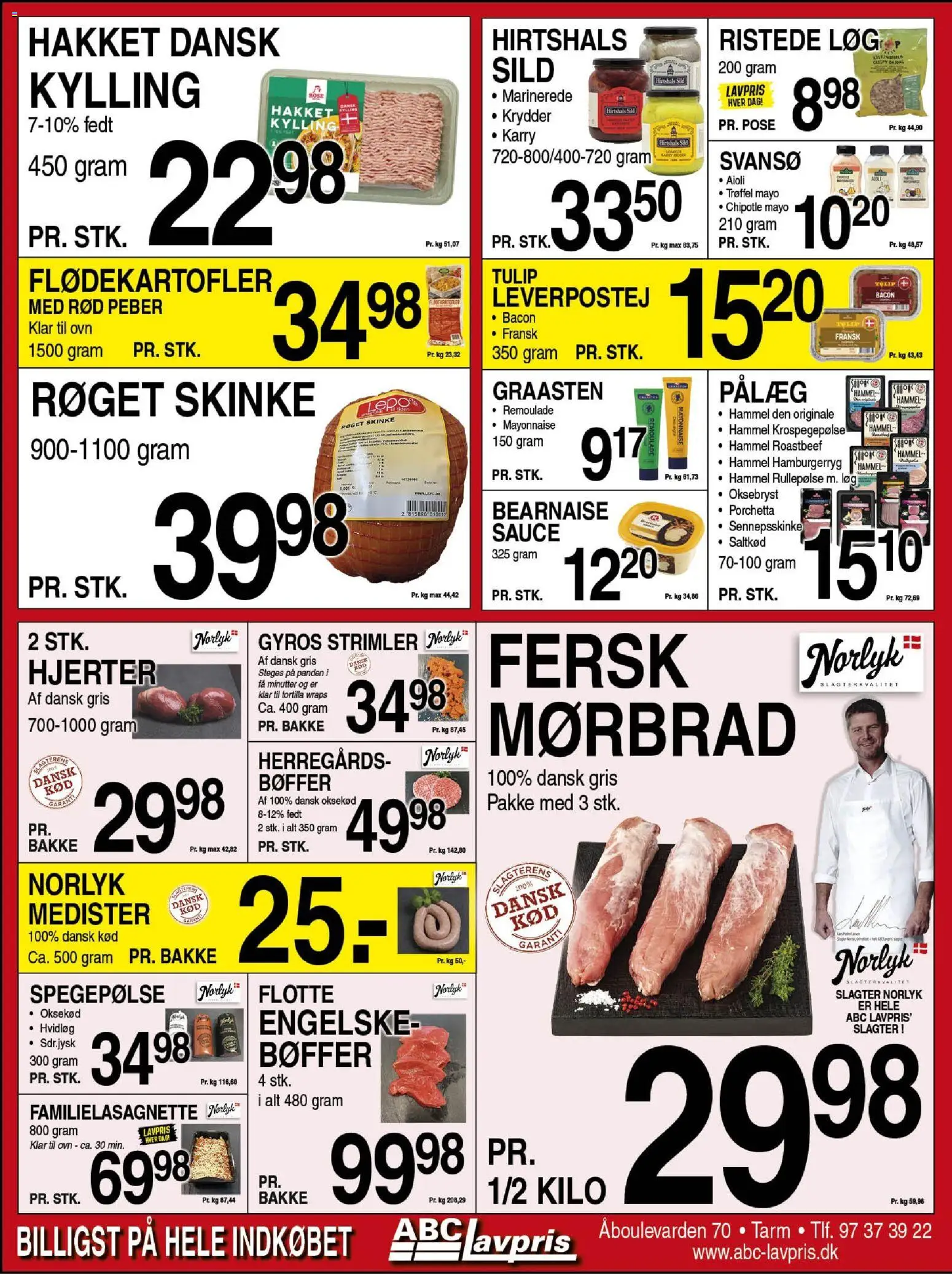 Abc Lavpris tilbudsavis – gyldig fra 22.10.2025 | Side: 4 | Produkter: Oksekød, Hvidløg, Roastbeef, Ovn