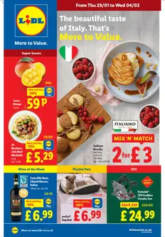 Preview of Lidl - Italian week valid from 29.01.2026