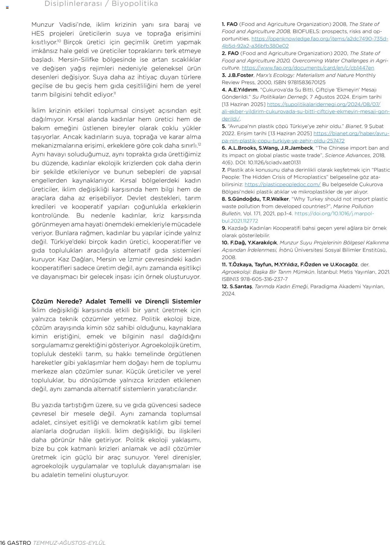 Metro Katalog Gastro Temmuz - Ağustos - Eylül 2025 - 01.07.2025 tarihinden itibaren geçerlidir | Sayfa: 16 | Ürünler: Su