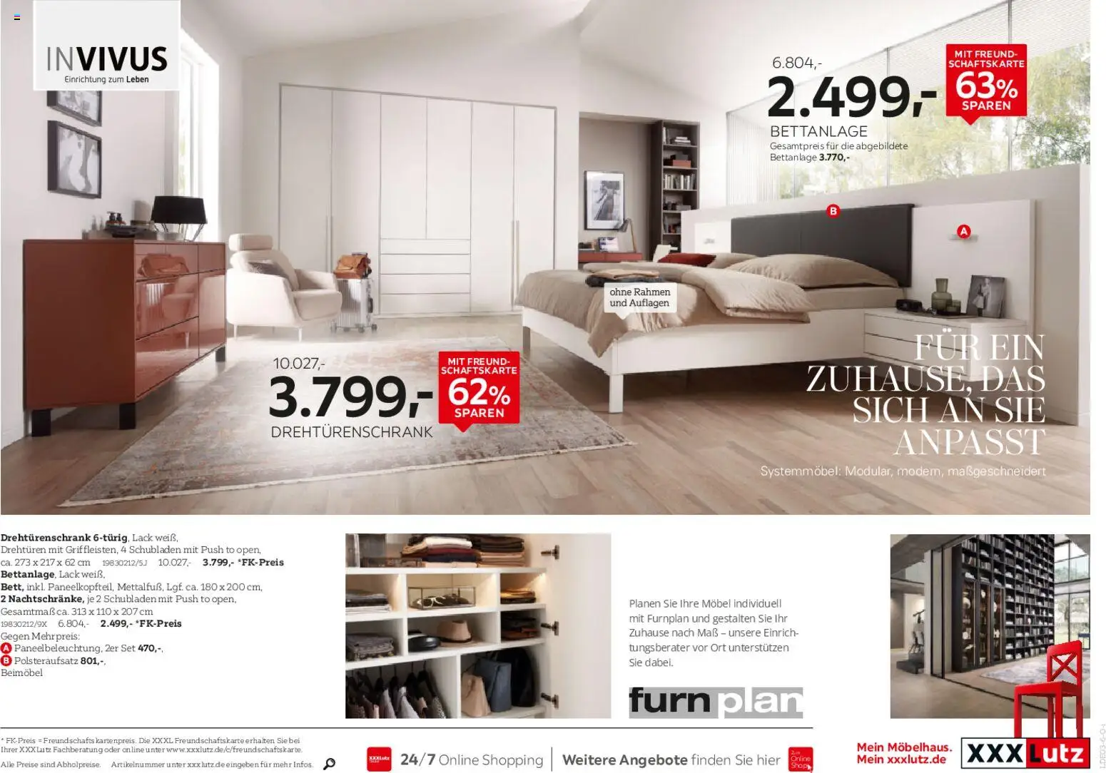 XXXL Lutz Invivus Spezial – gültig ab 01.03.2026 | Seite: 11 | Produkte: Drehtürenschrank