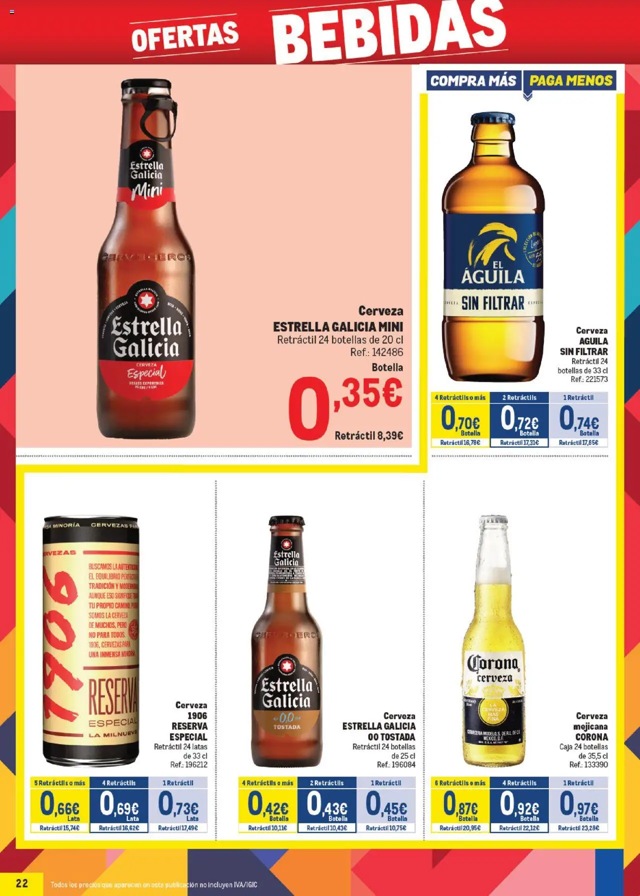 Makro - Precios Cataluña │ válido desde el 06.10.2025 | Página: 22 | Productos: Cerveza, Caja