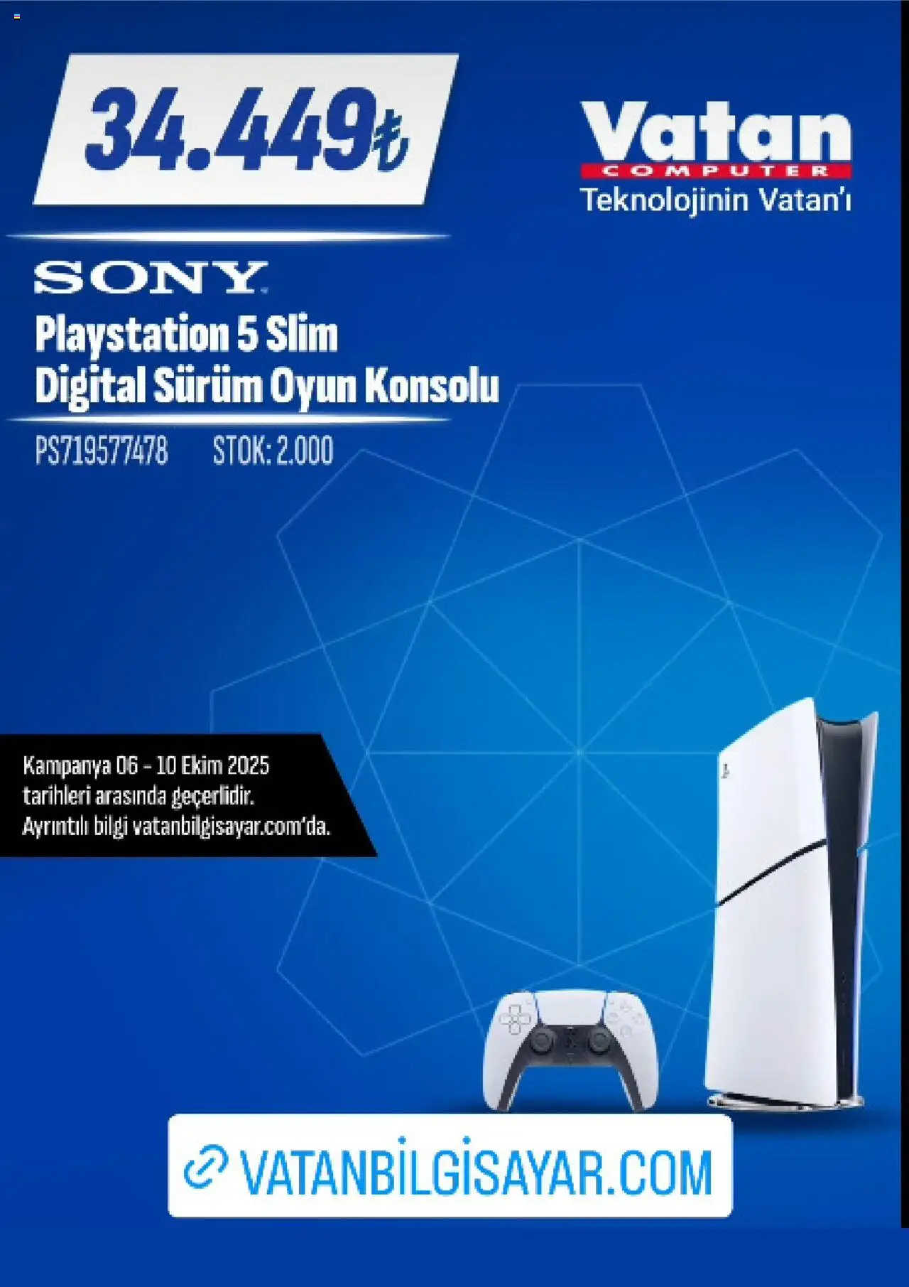 Vatan Bilgisayar İndirim - 06.10.2025 tarihinden itibaren geçerlidir | Sayfa: 7 | Ürünler: Oyun konsolu, Playstation, Oyun