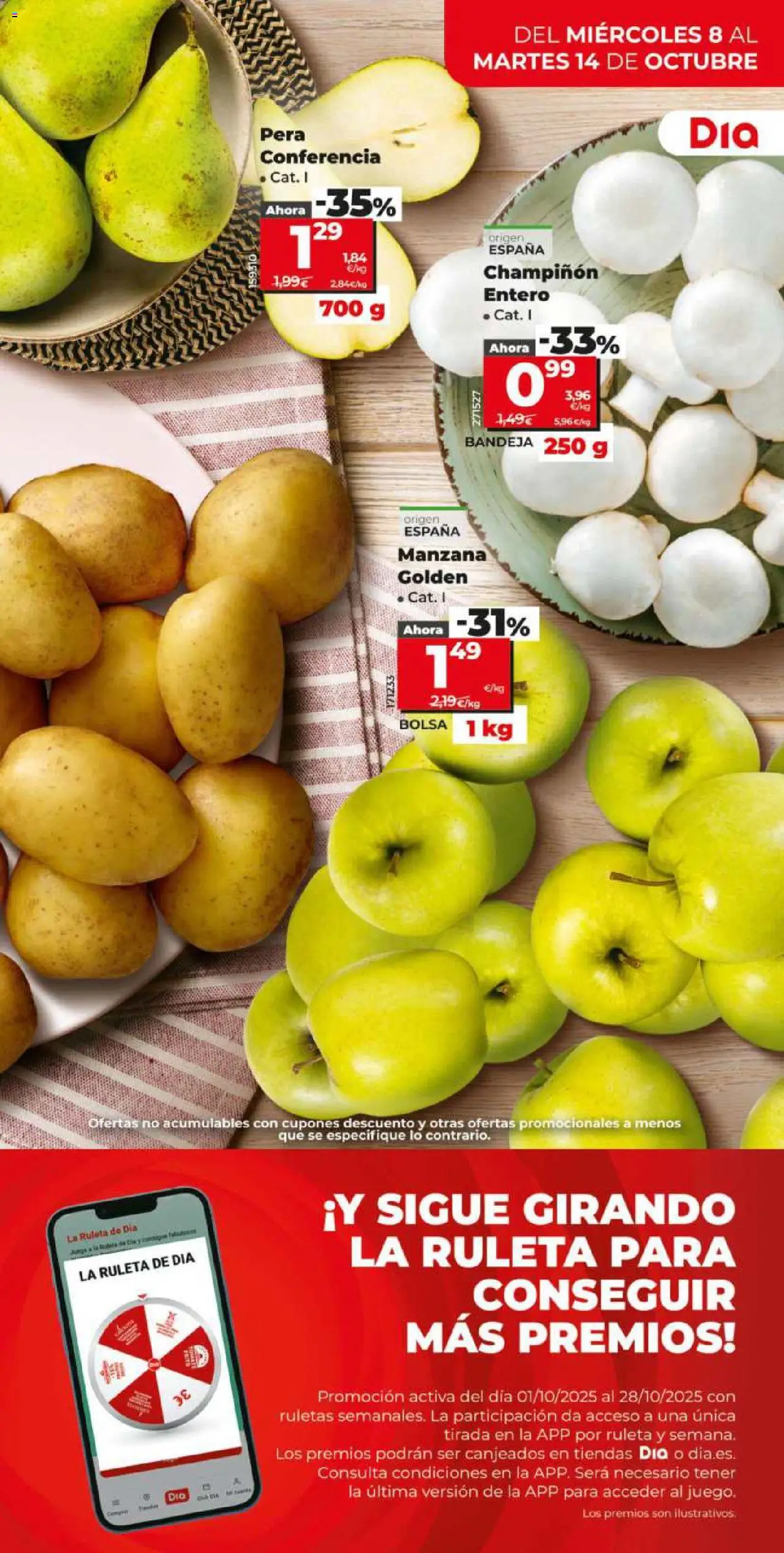 Dia - folleto Market │ válido desde el 08.10.2025 | Página: 5 | Productos: Manzana, Apple, Bolsa, Bandeja