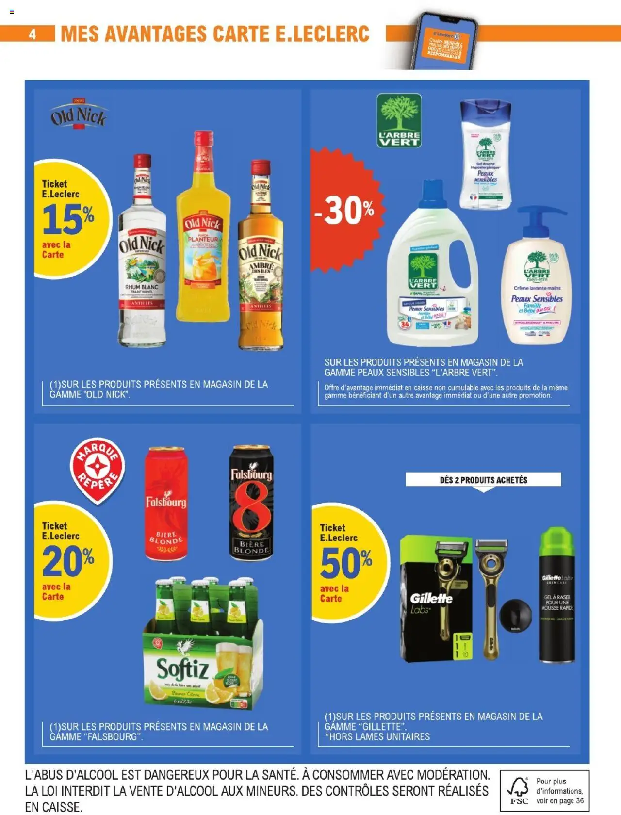  | Page: 4 | Produits: Citron, Gel à raser, Bière blonde, Lessive Liquide