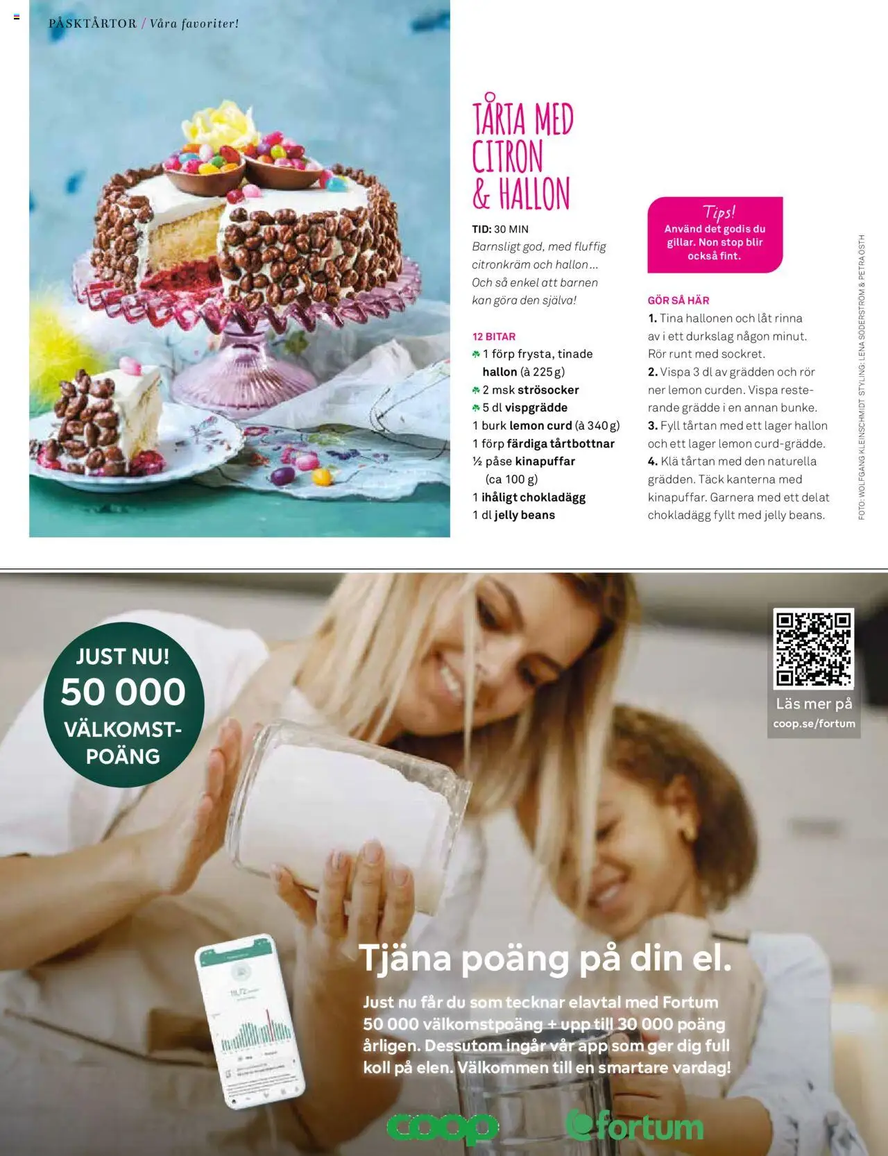 Coop reklamblad aktuell från 18.03.2024 | Sida: 24 | Produkter: Godis, Hallon, Grädde, Vispgrädde