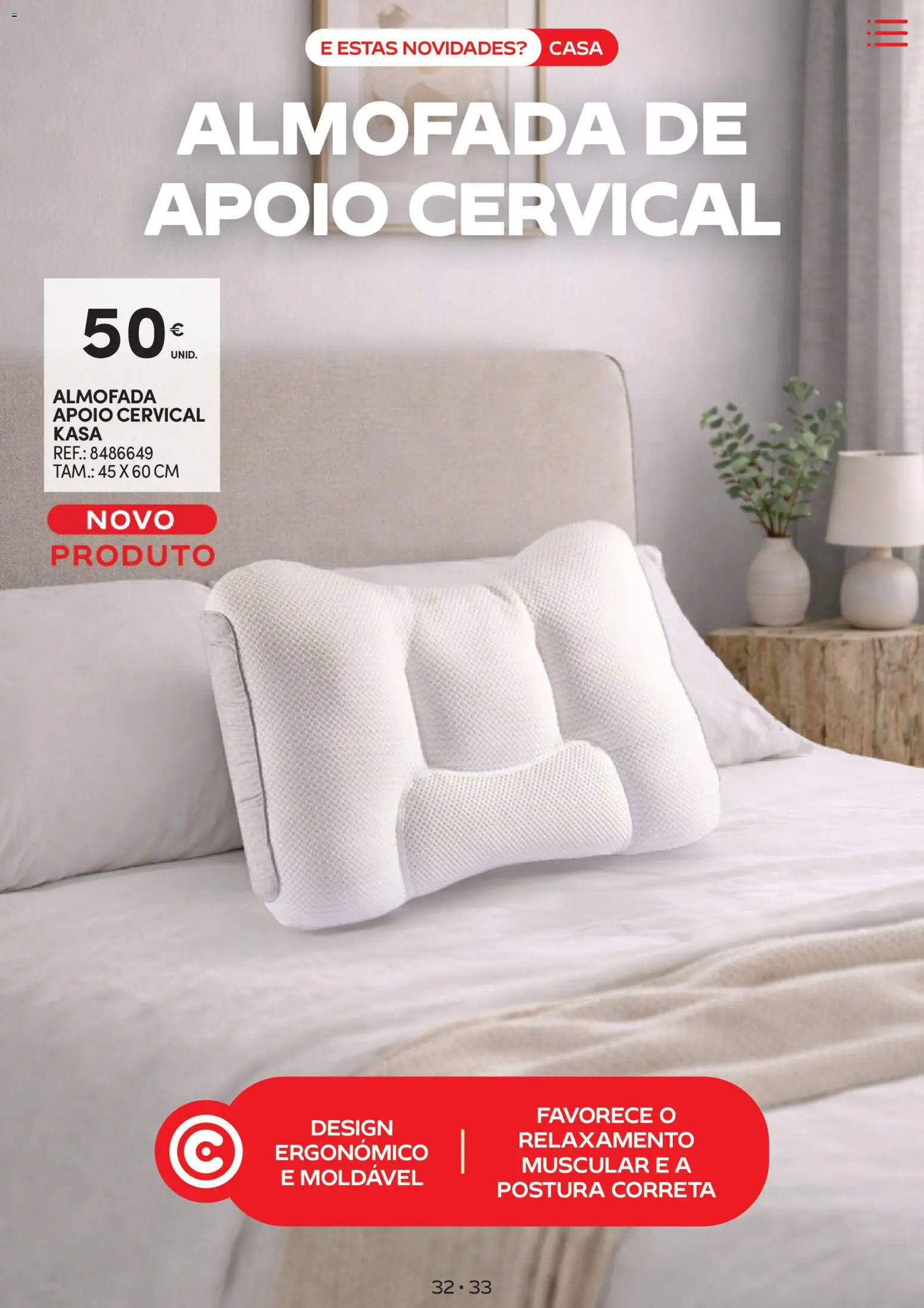 Continente - Novidades de que toda a gente gosta │ válido de 10.02.2026 | Página: 33 | Produtos: Almofada