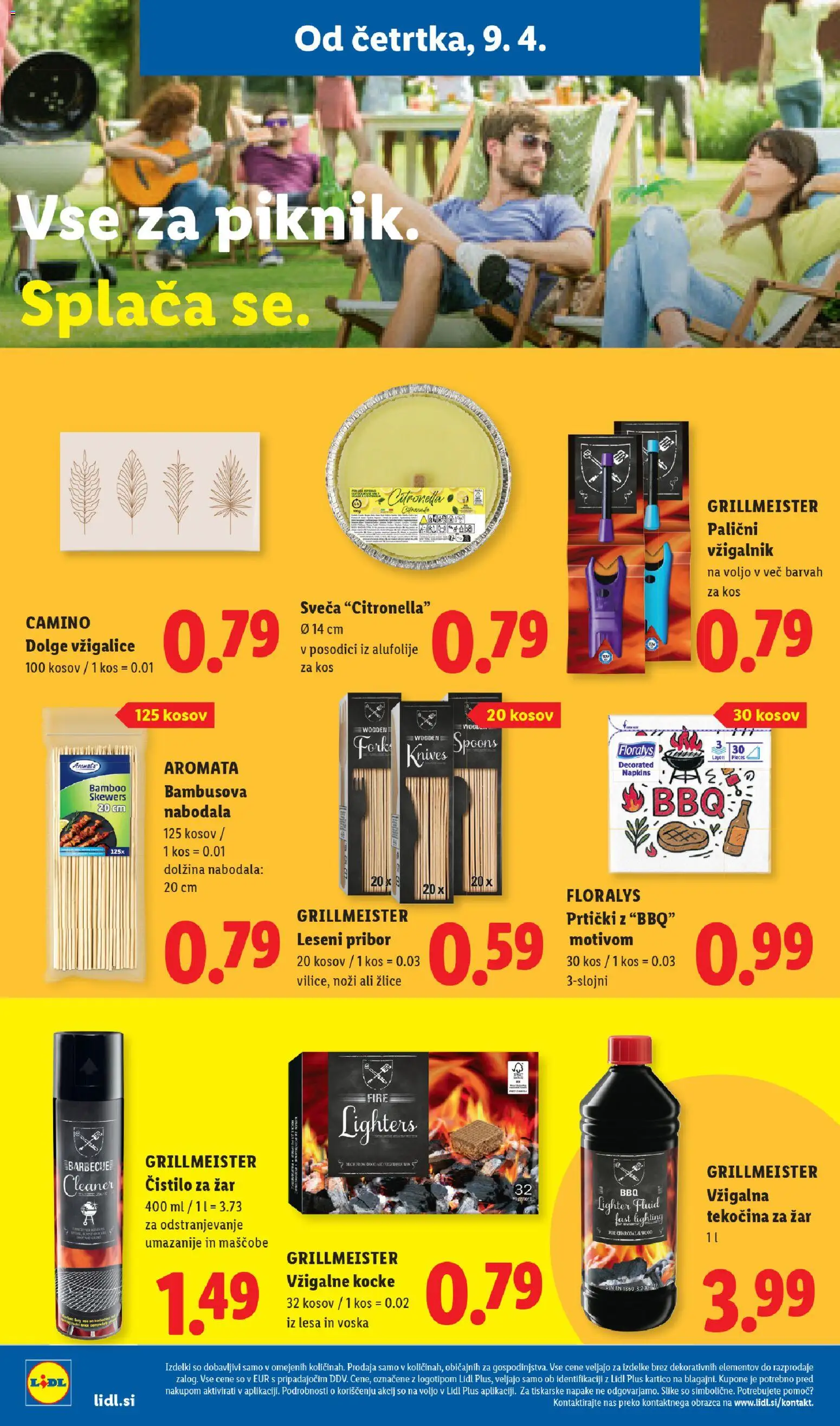 Novi Lidl katalog ponudbe – veljaven od 09.04.2026 | Stran: 24 | Izdelki: Pribor, Zar, Sveča, Kos