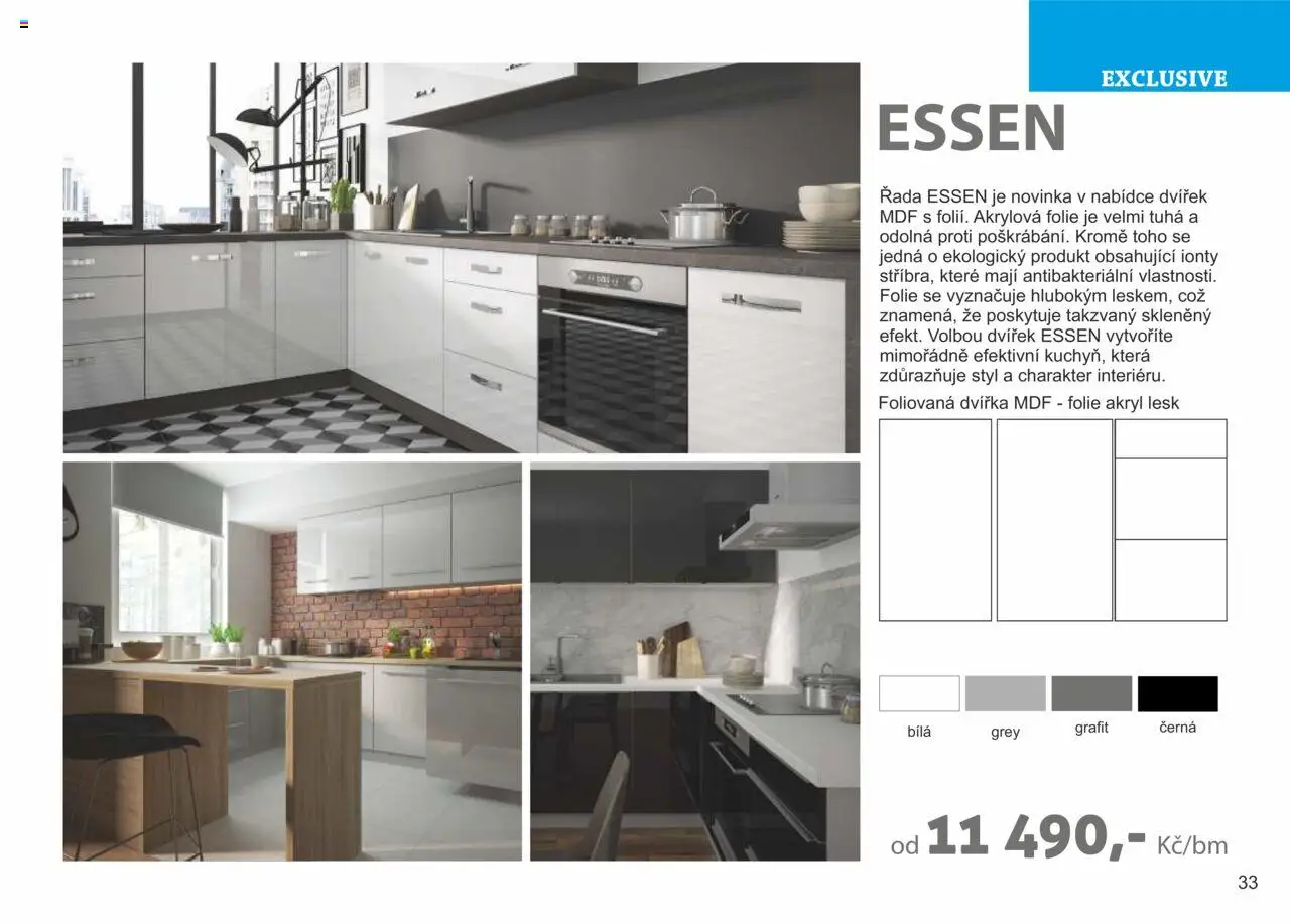 Jamall nábytek katalog - Kuchyně od 17.04.2025 | Strana: 33 | Produkty: Fólie