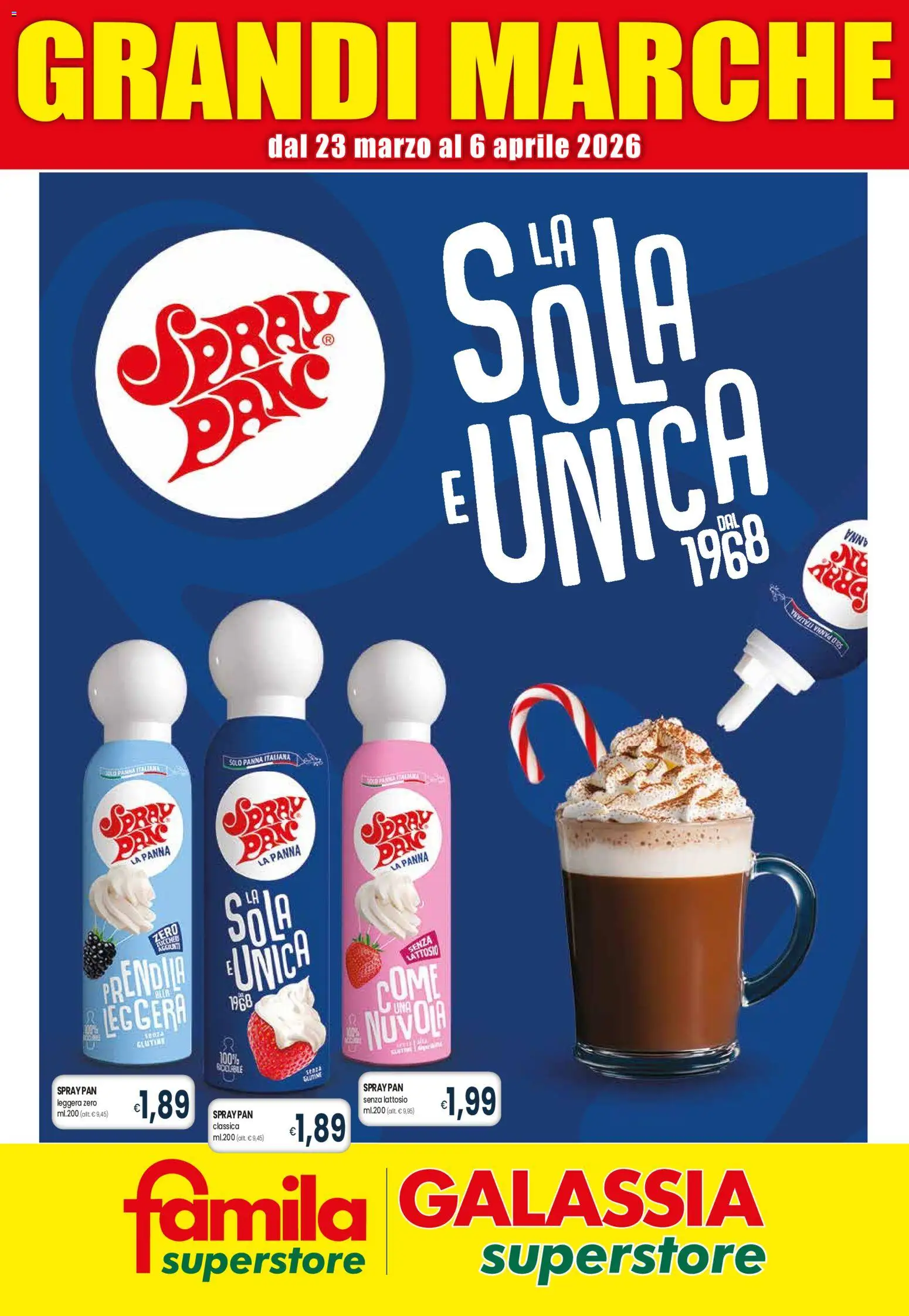 Volantino Famila del 23.03.2026 | Pagina: 1 | Prodotti: Panna