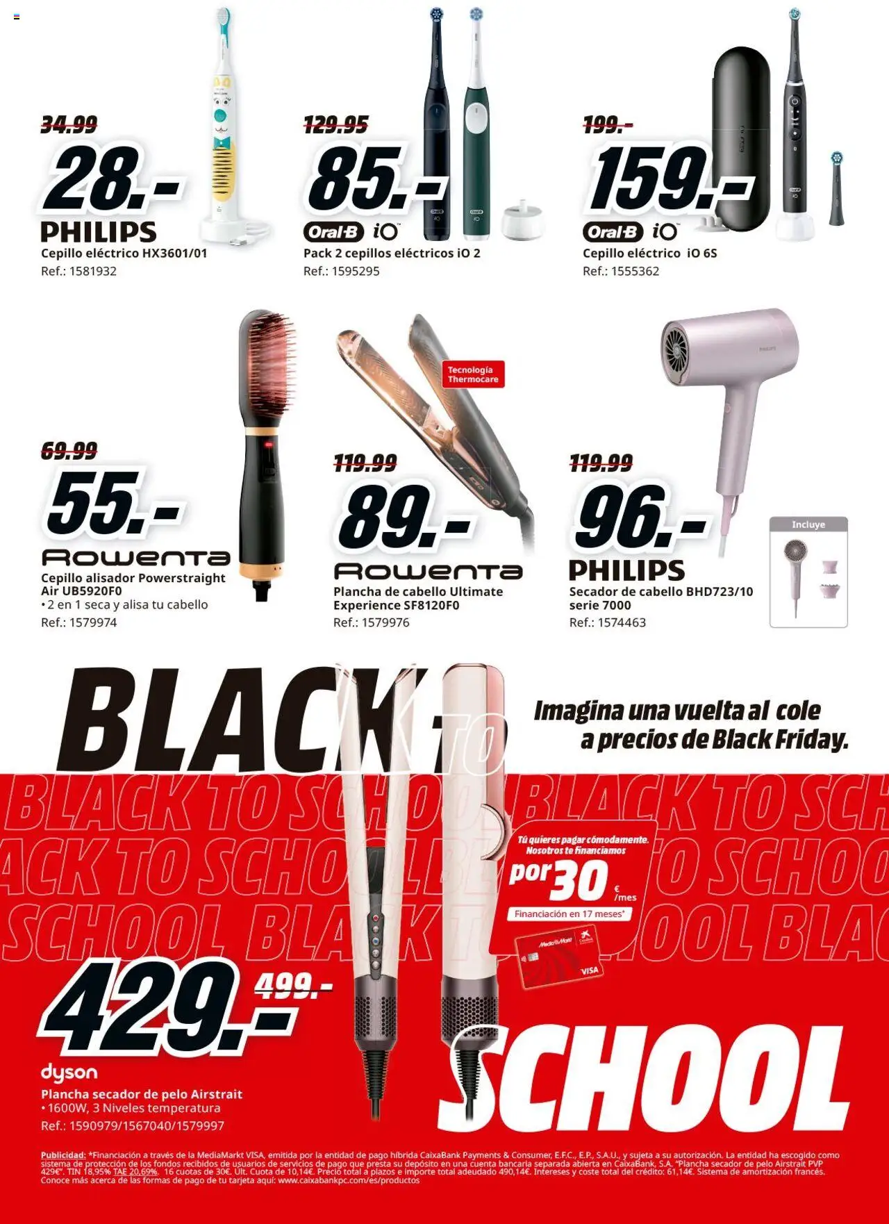 Media Markt folleto │ válido desde el 14.08.2025 | Página: 19 | Productos: Cepillo, Té, Plancha, Secador de pelo