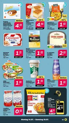 Netto Prospekt 	 - gültig ab dem 14.07.2025 | Seite: 9 | Produkte: Geramont, Hahnchen, Joghurt, Frosta