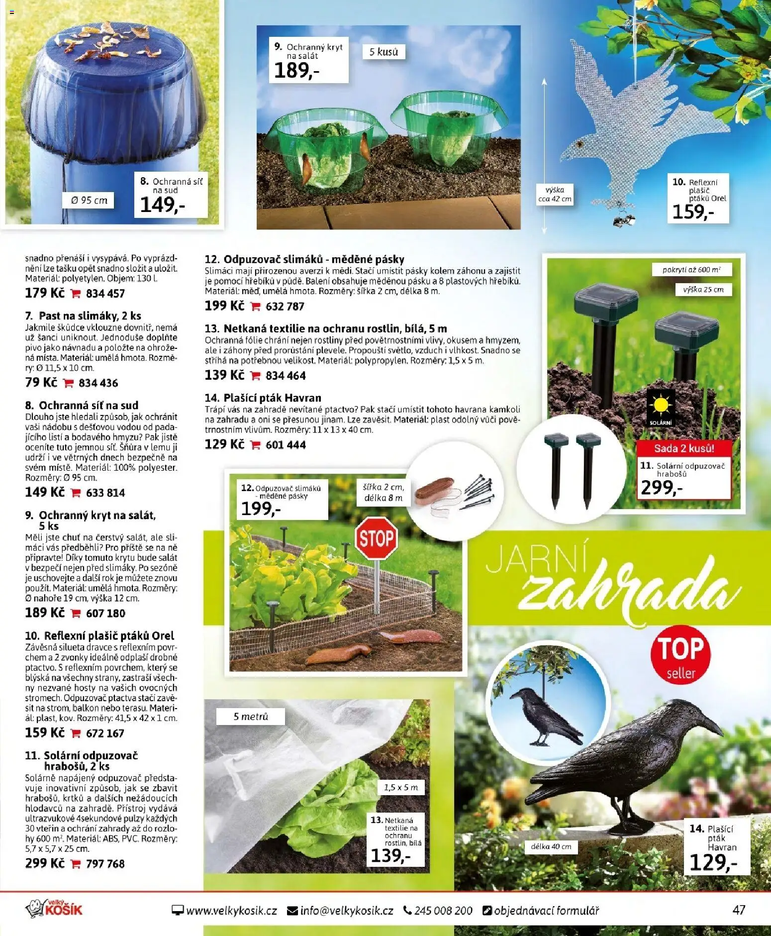 Velký Košík katalog březen 2026 od 01.03.2026 | Strana: 47 | Produkty: Zahrada, Síť, Salát, Rostliny